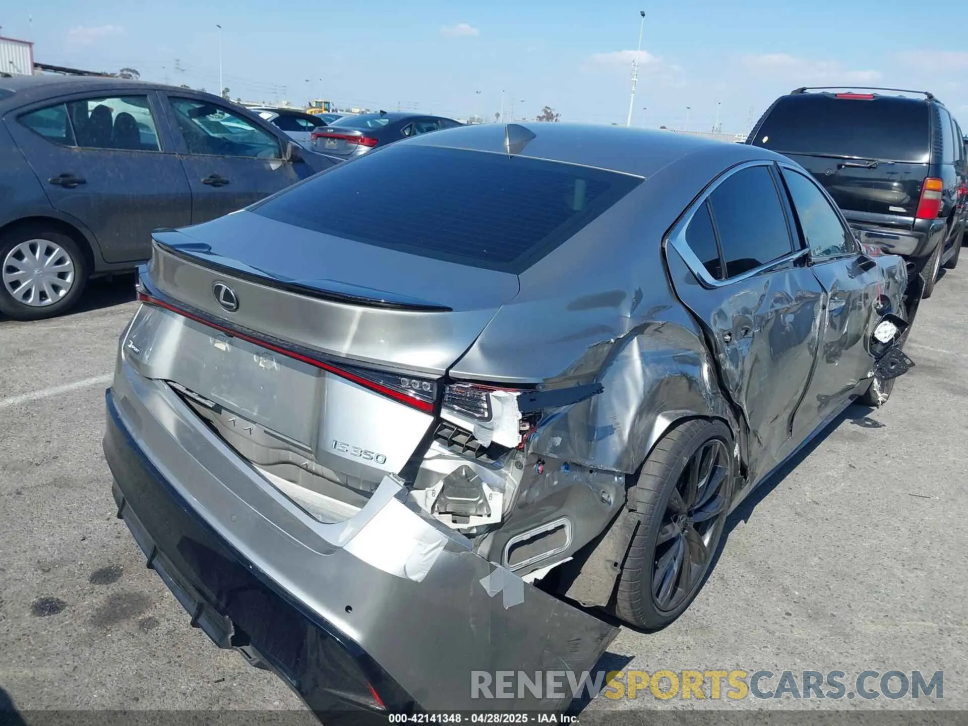 4 Photograph of a damaged car JTHGZ1B21M5044458 LEXUS IS 350 2021