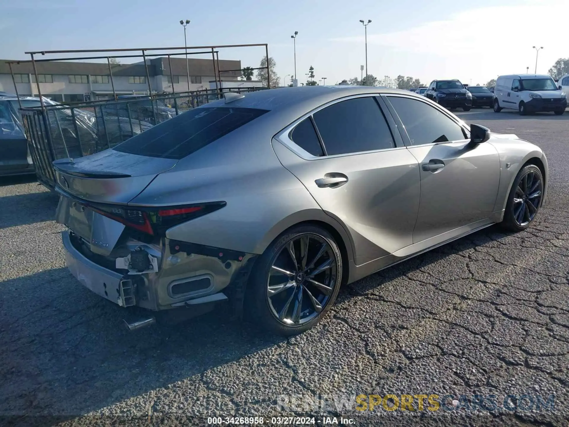 4 Photograph of a damaged car JTHGZ1B23M5038421 LEXUS IS 350 2021