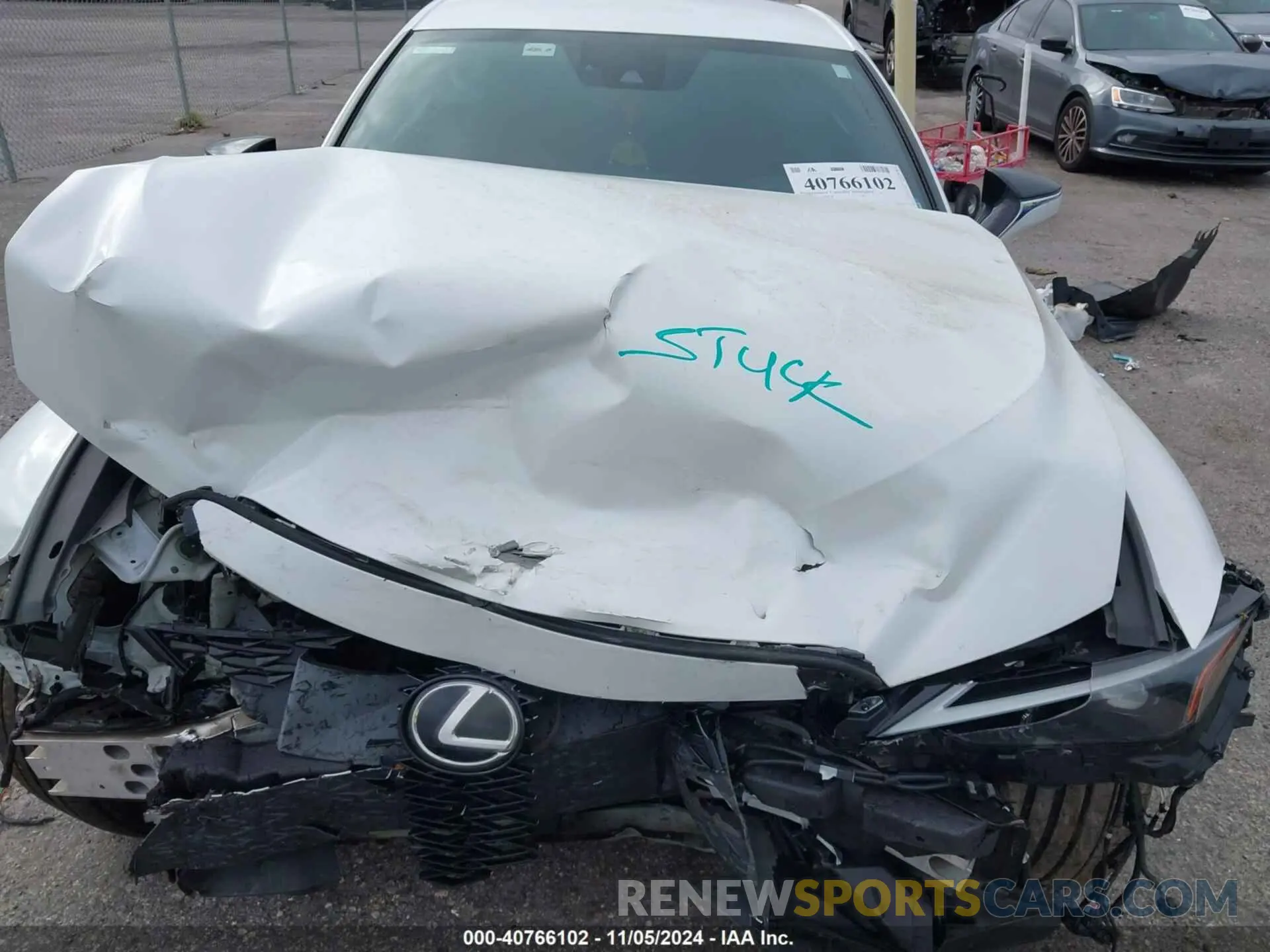 10 Photograph of a damaged car JTHGZ1B24M5041330 LEXUS IS 350 2021