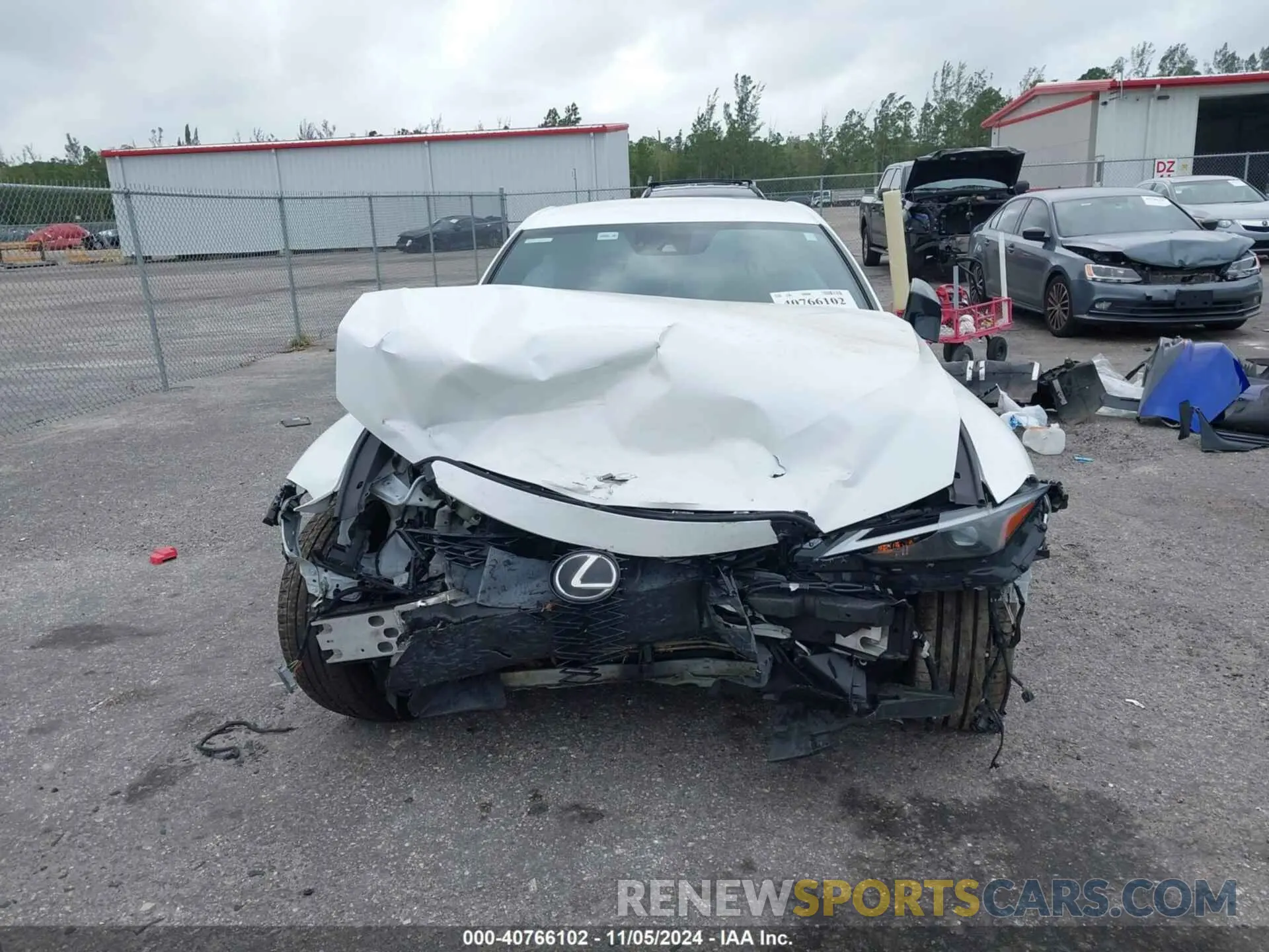 11 Photograph of a damaged car JTHGZ1B24M5041330 LEXUS IS 350 2021