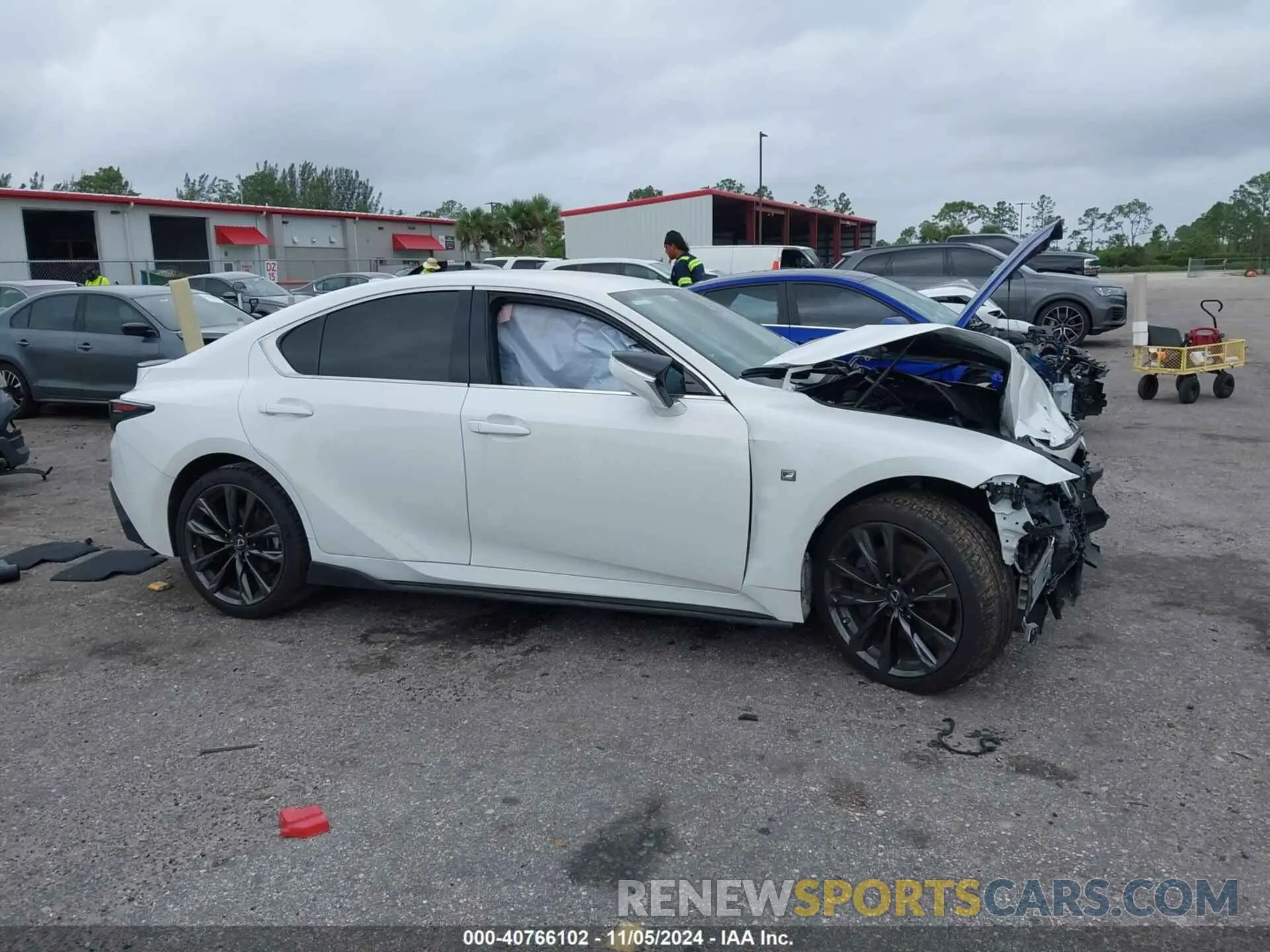12 Photograph of a damaged car JTHGZ1B24M5041330 LEXUS IS 350 2021
