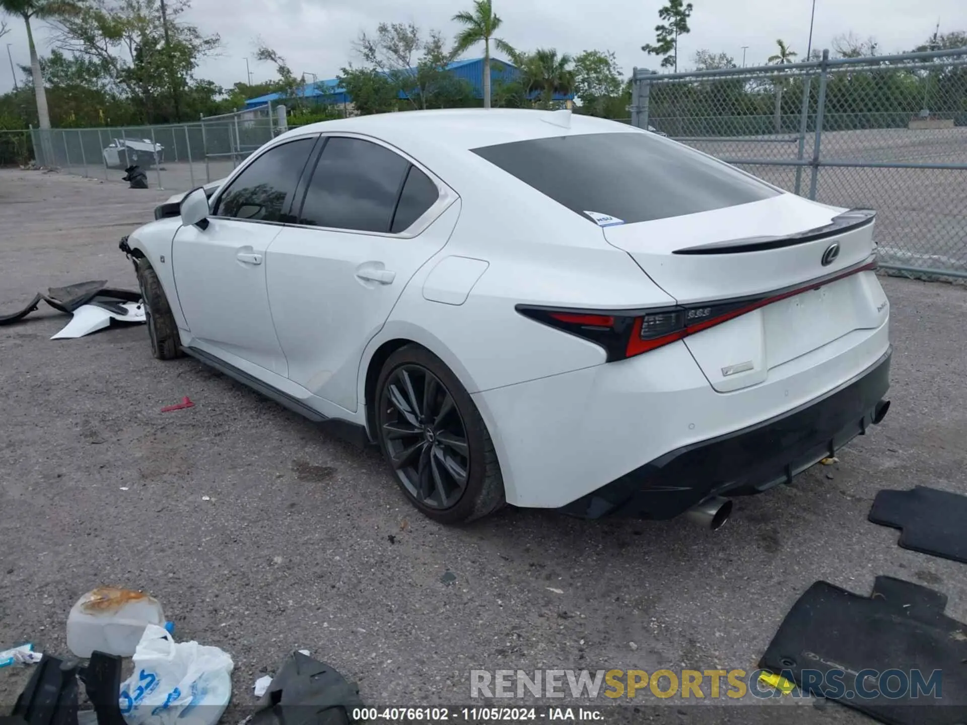 3 Photograph of a damaged car JTHGZ1B24M5041330 LEXUS IS 350 2021