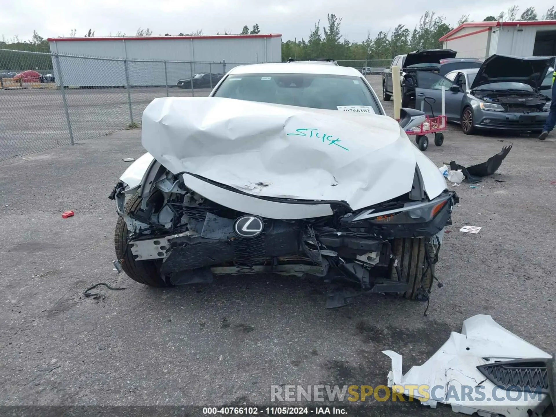 6 Photograph of a damaged car JTHGZ1B24M5041330 LEXUS IS 350 2021