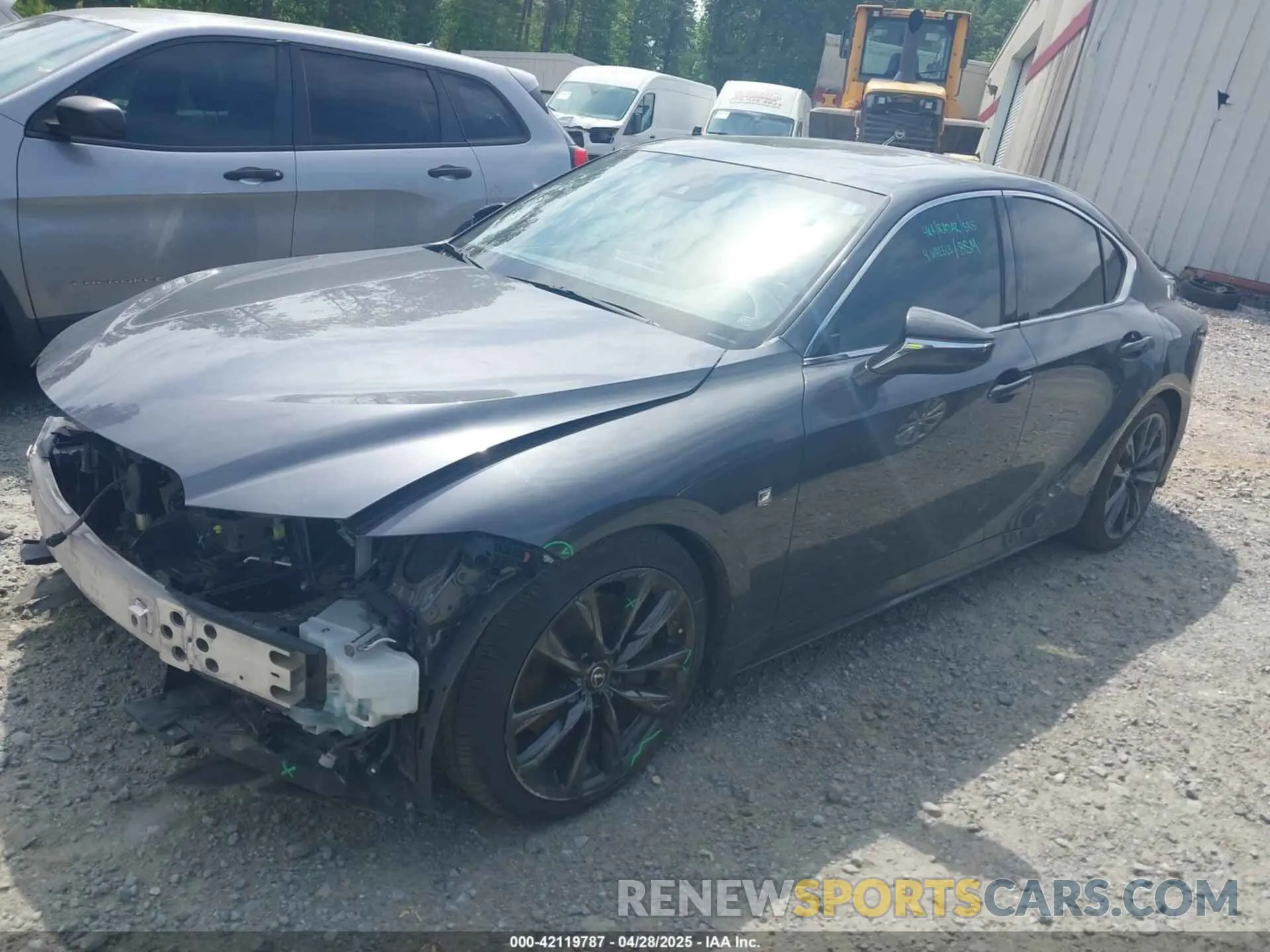 2 Photograph of a damaged car JTHGZ1B24M5044762 LEXUS IS 350 2021