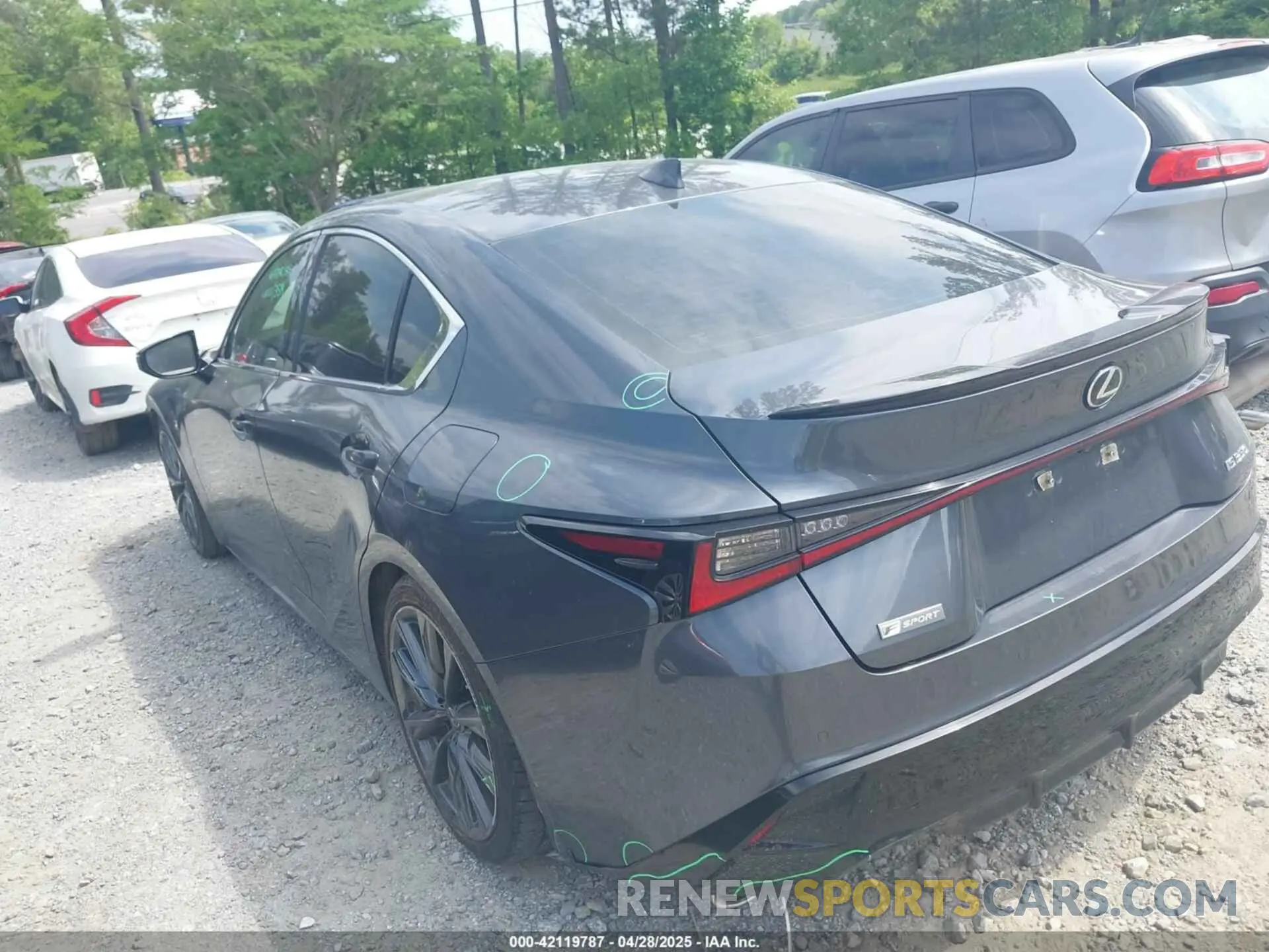 3 Photograph of a damaged car JTHGZ1B24M5044762 LEXUS IS 350 2021