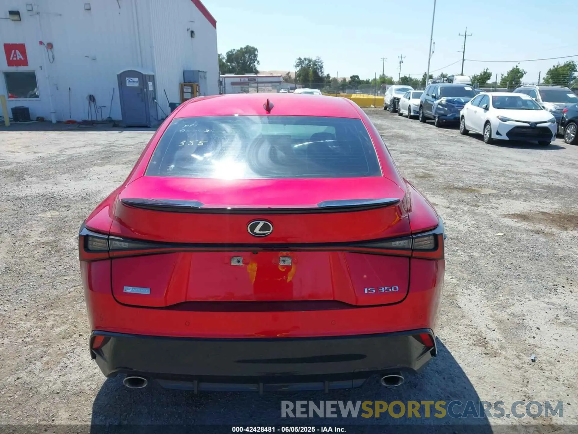 15 Photograph of a damaged car JTHGZ1B25M5040591 LEXUS IS 350 2021