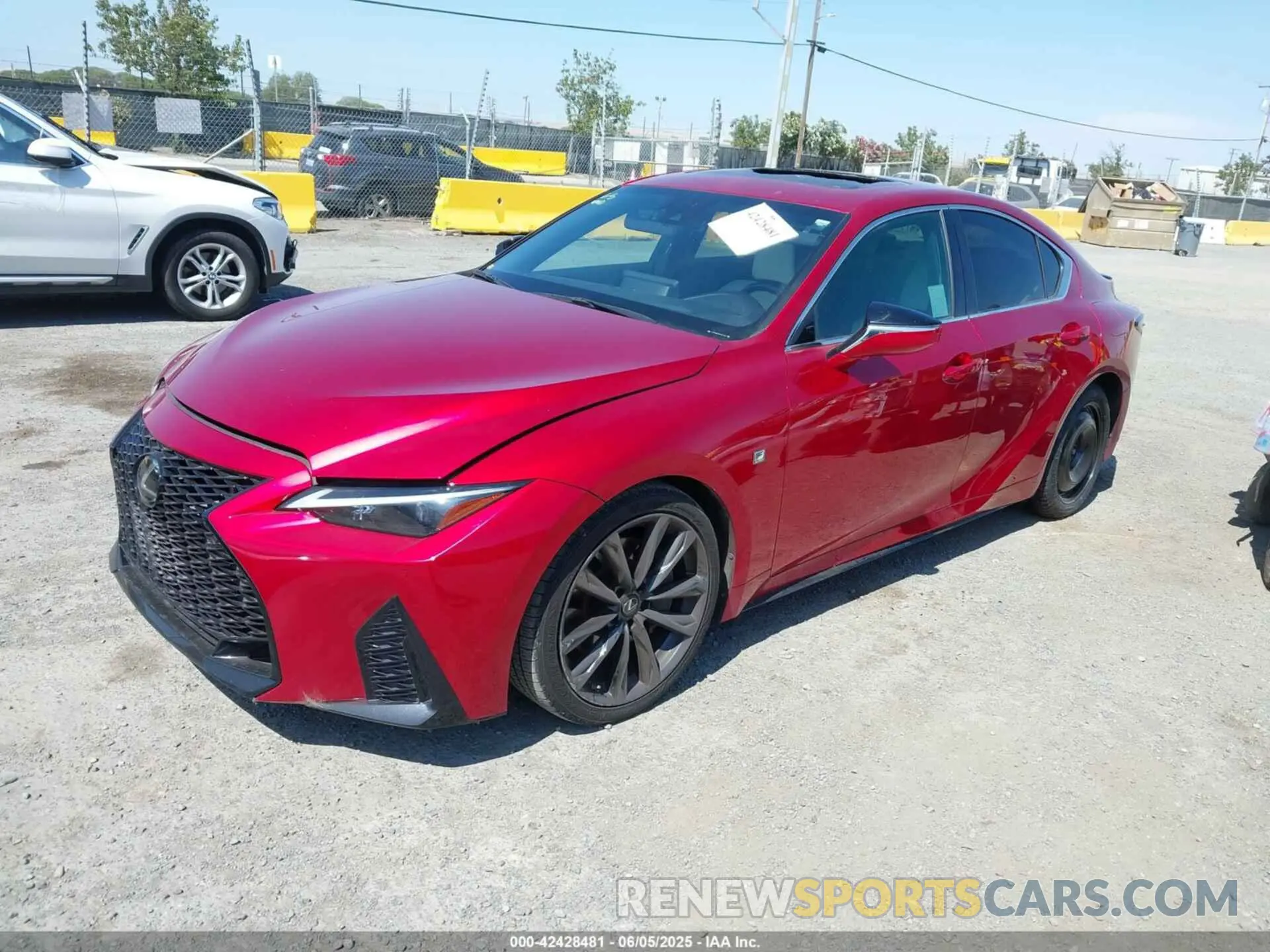 2 Photograph of a damaged car JTHGZ1B25M5040591 LEXUS IS 350 2021