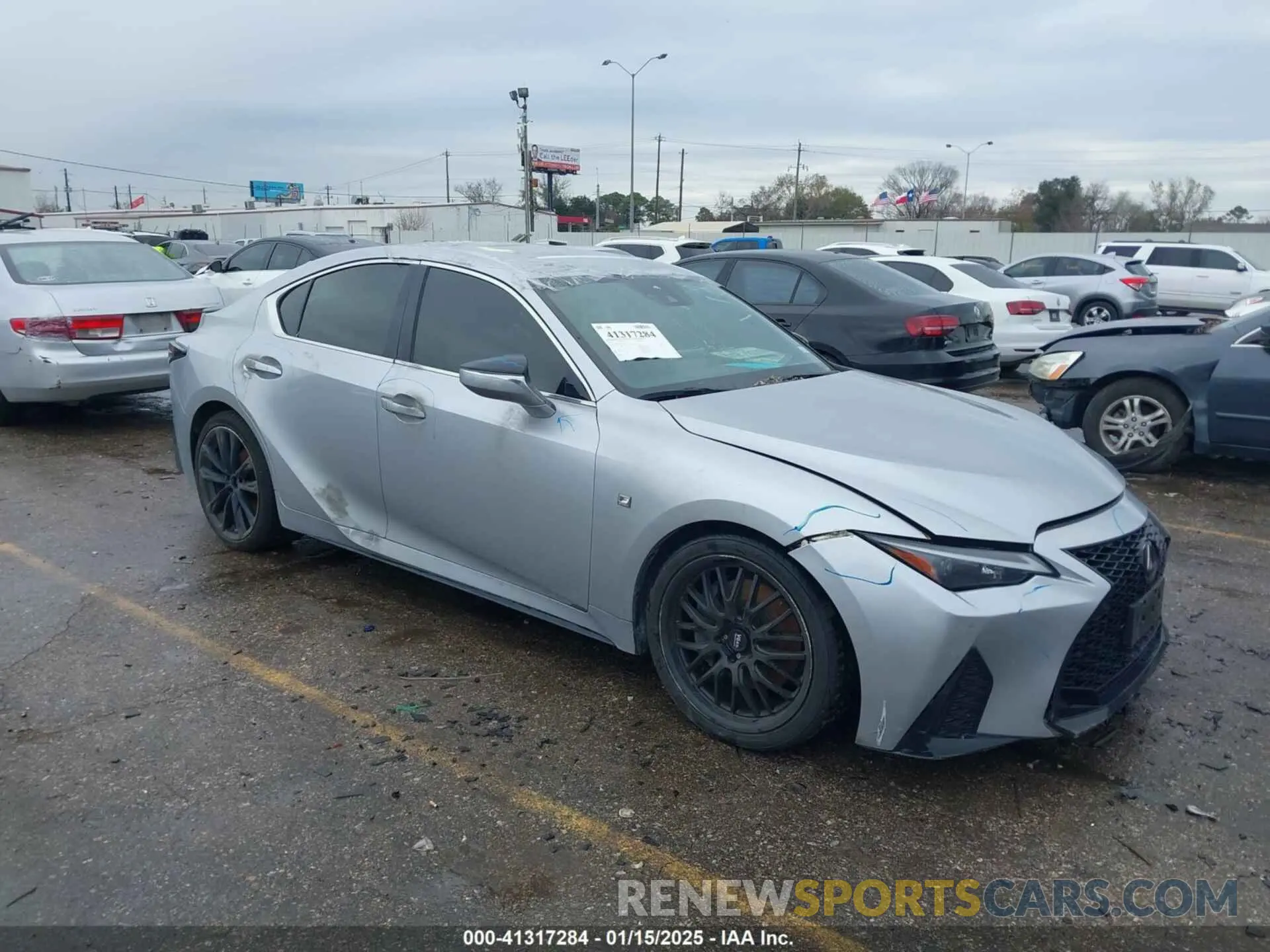 1 Photograph of a damaged car JTHGZ1B25M5045144 LEXUS IS 350 2021