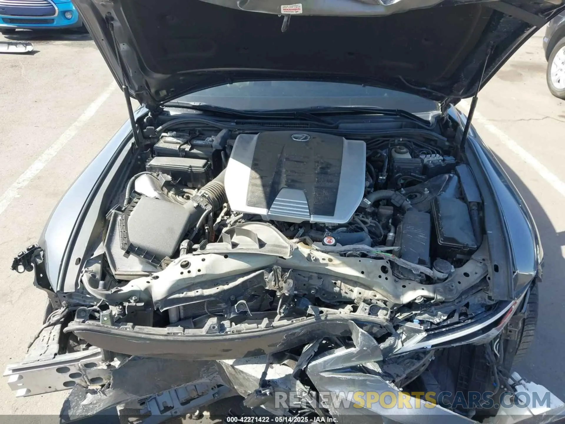 10 Photograph of a damaged car JTHGZ1B26M5037621 LEXUS IS 350 2021