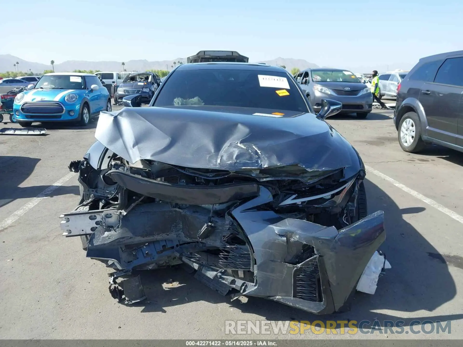 11 Photograph of a damaged car JTHGZ1B26M5037621 LEXUS IS 350 2021
