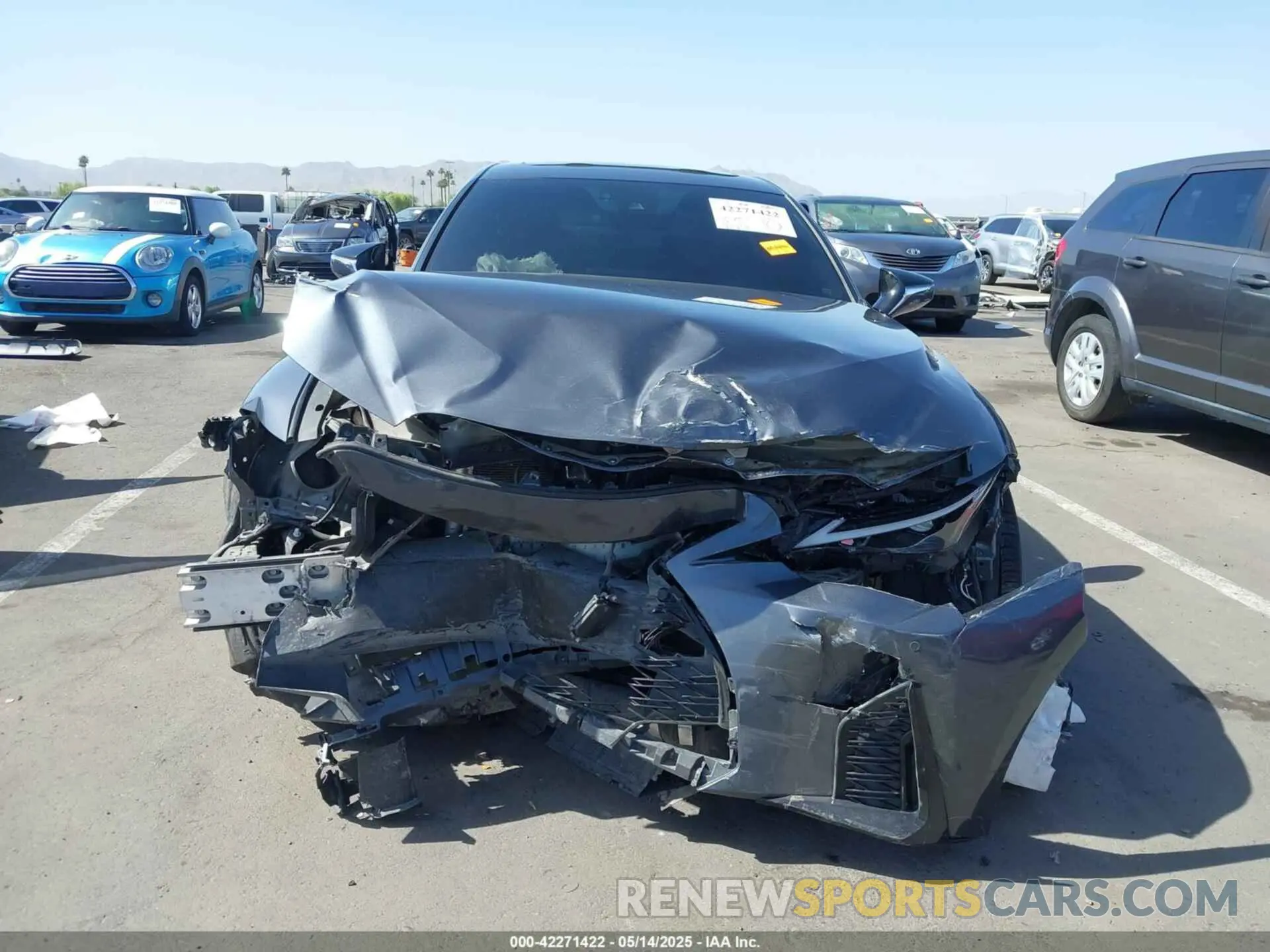 6 Photograph of a damaged car JTHGZ1B26M5037621 LEXUS IS 350 2021