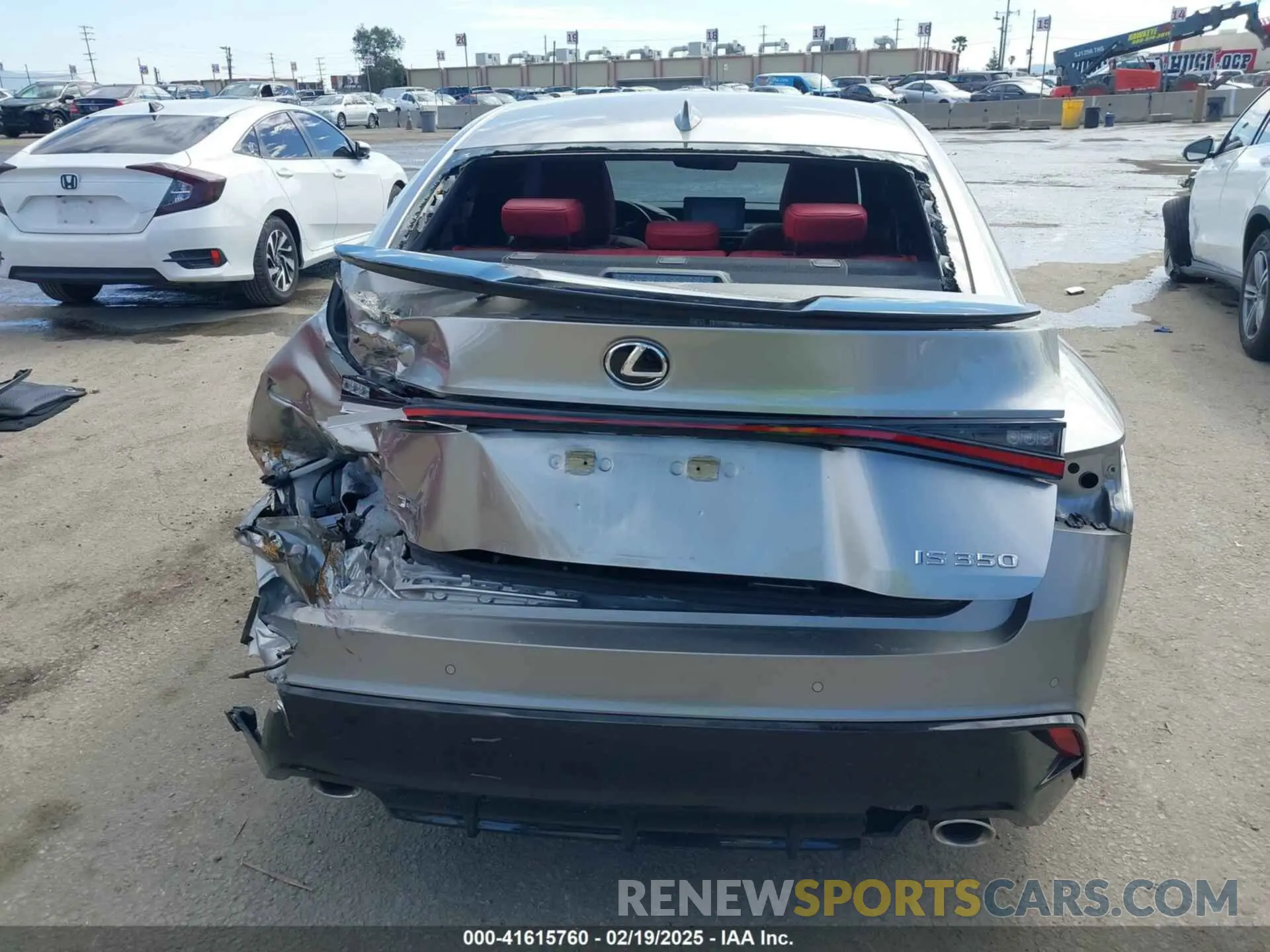 16 Photograph of a damaged car JTHGZ1B26M5043483 LEXUS IS 350 2021