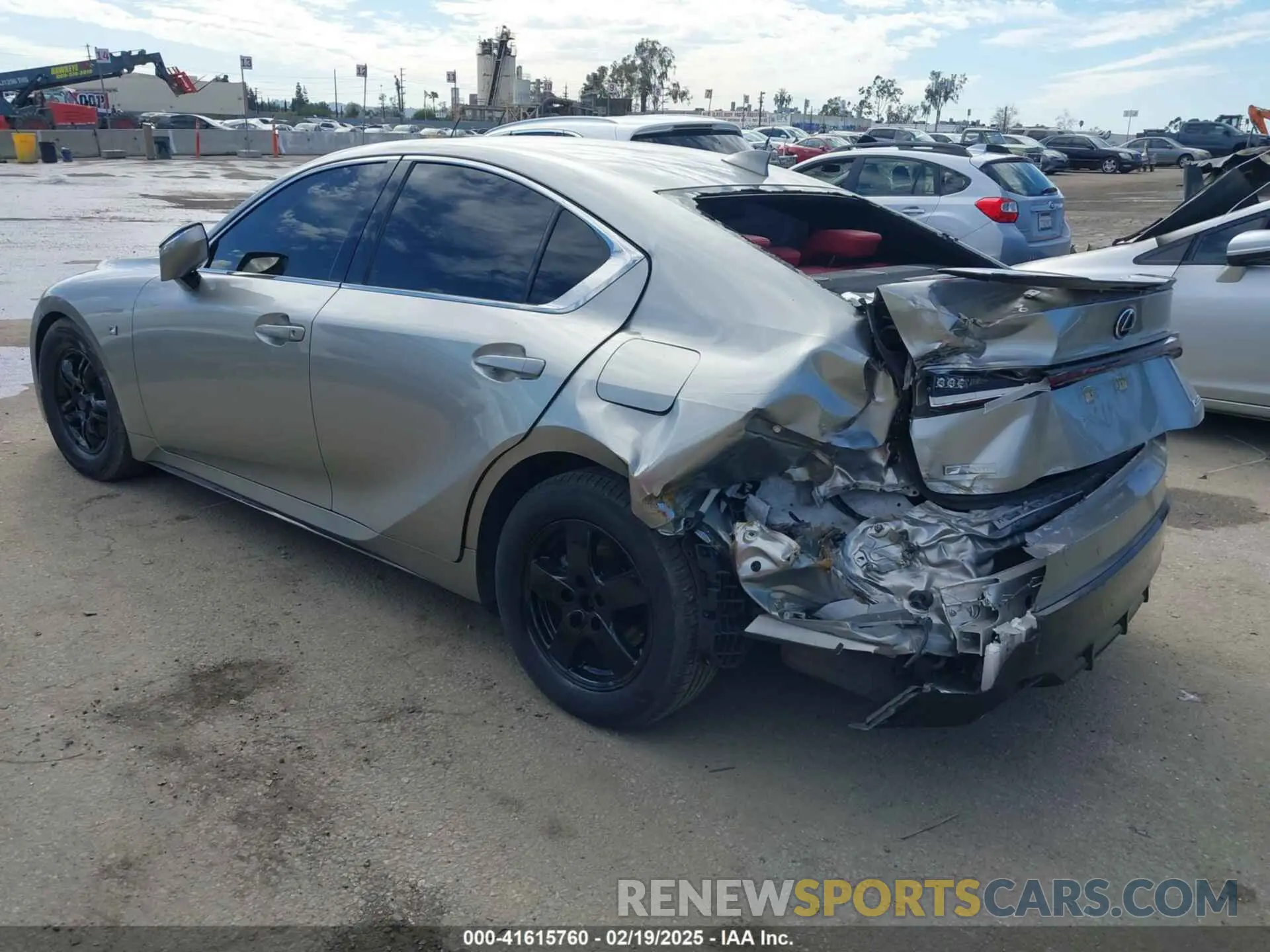 3 Photograph of a damaged car JTHGZ1B26M5043483 LEXUS IS 350 2021