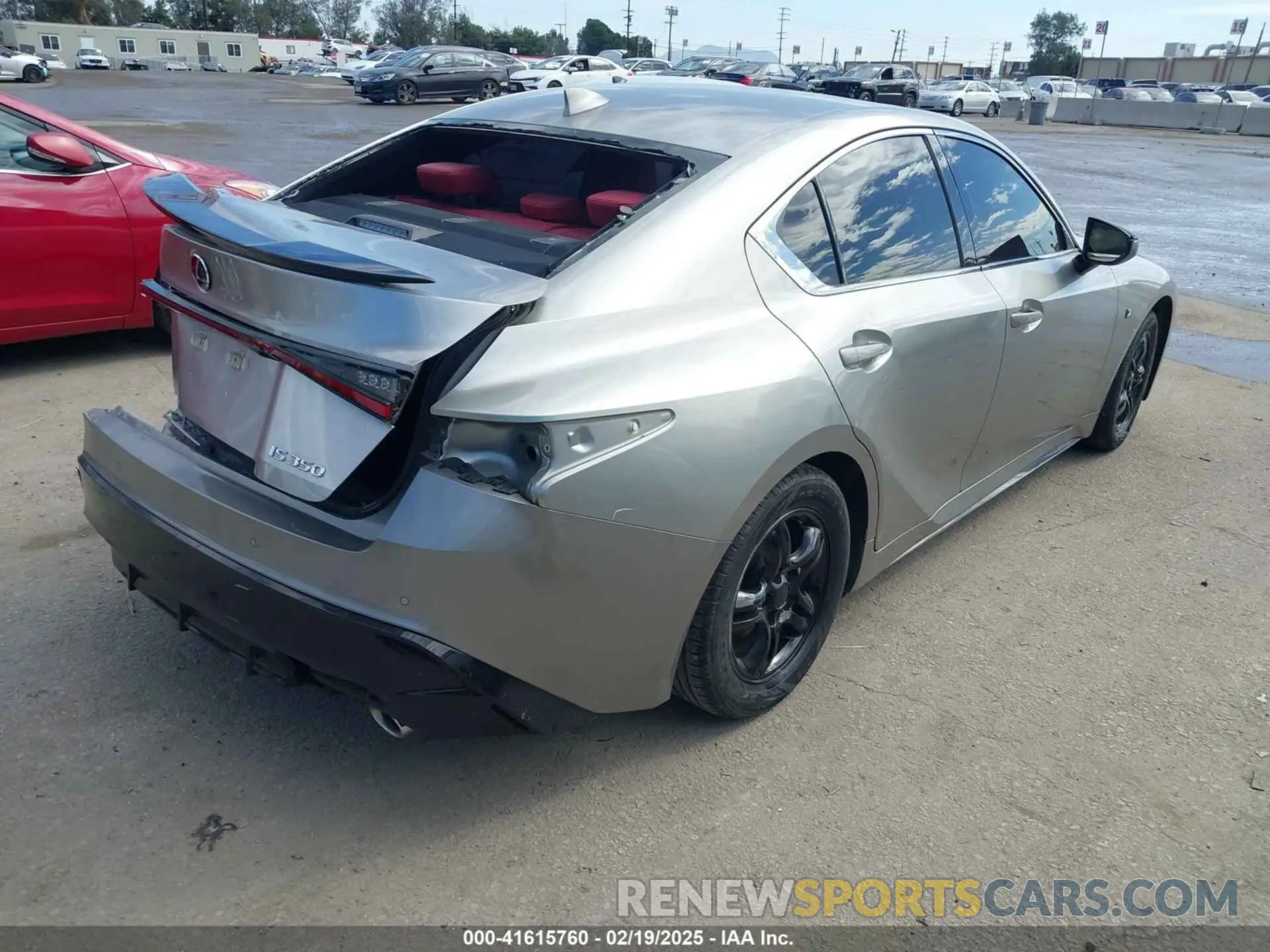4 Photograph of a damaged car JTHGZ1B26M5043483 LEXUS IS 350 2021
