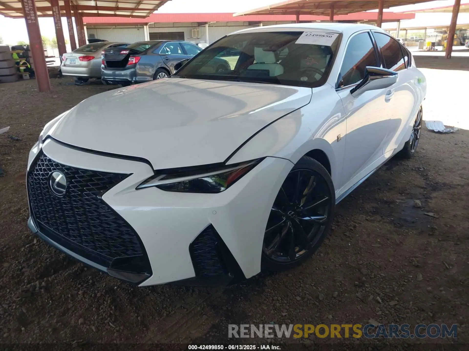 2 Photograph of a damaged car JTHGZ1B27M5046330 LEXUS IS 350 2021