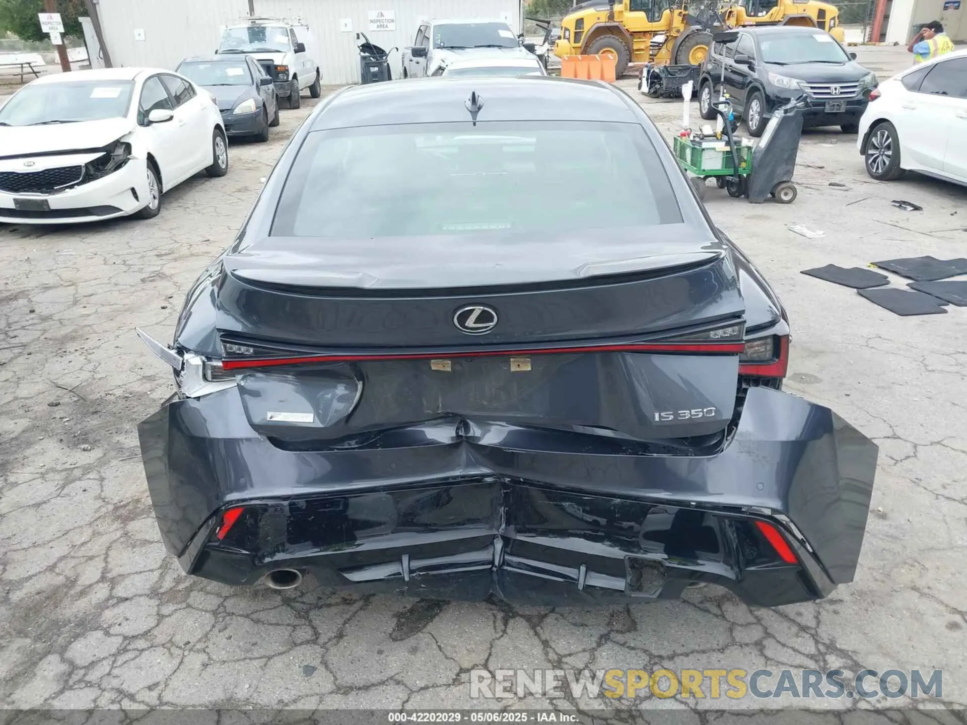 16 Photograph of a damaged car JTHGZ1B28M5044280 LEXUS IS 350 2021