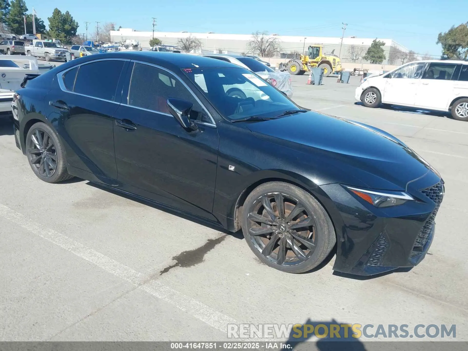 1 Photograph of a damaged car JTHGZ1B29M5038391 LEXUS IS 350 2021
