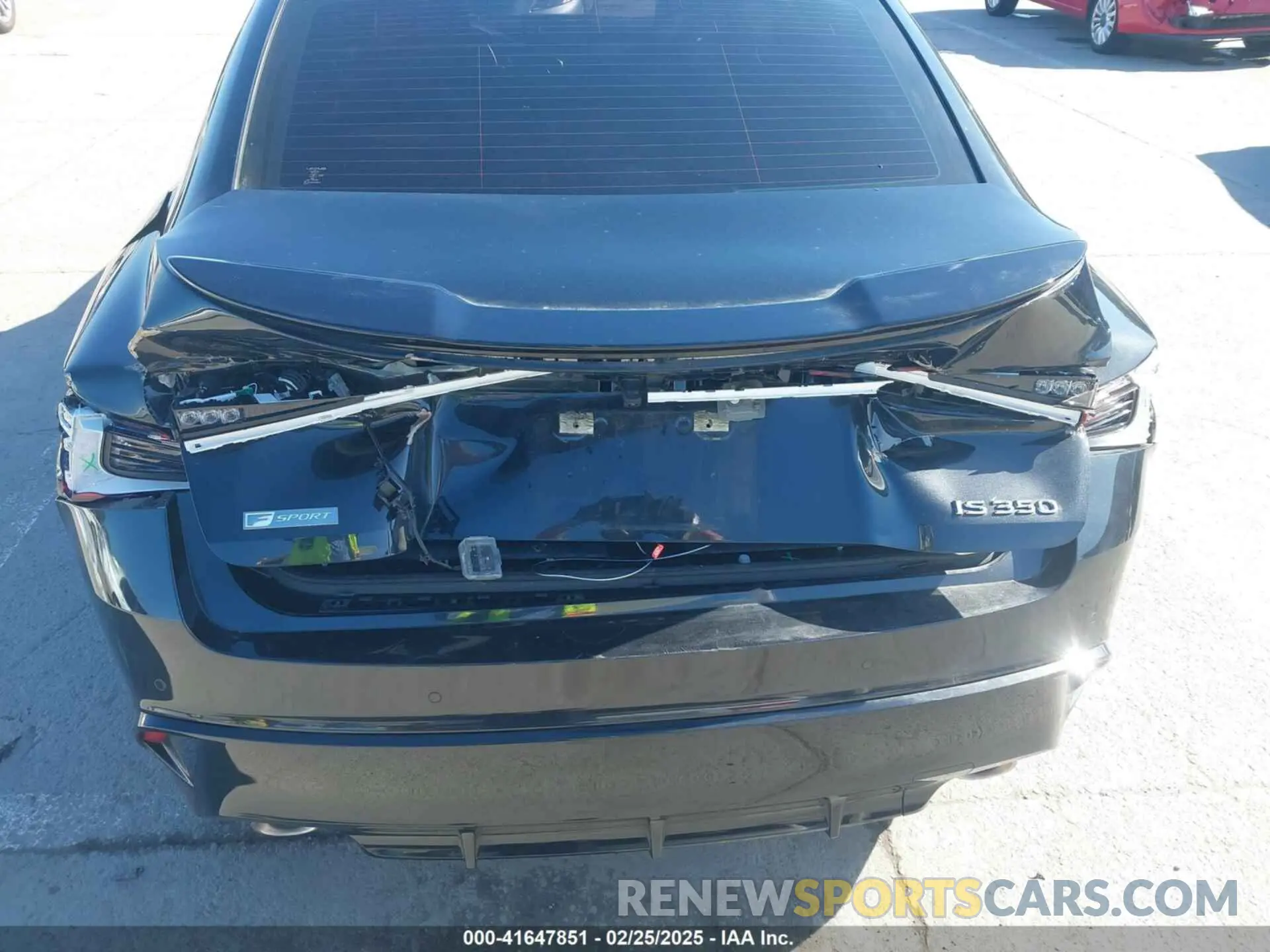 6 Photograph of a damaged car JTHGZ1B29M5038391 LEXUS IS 350 2021