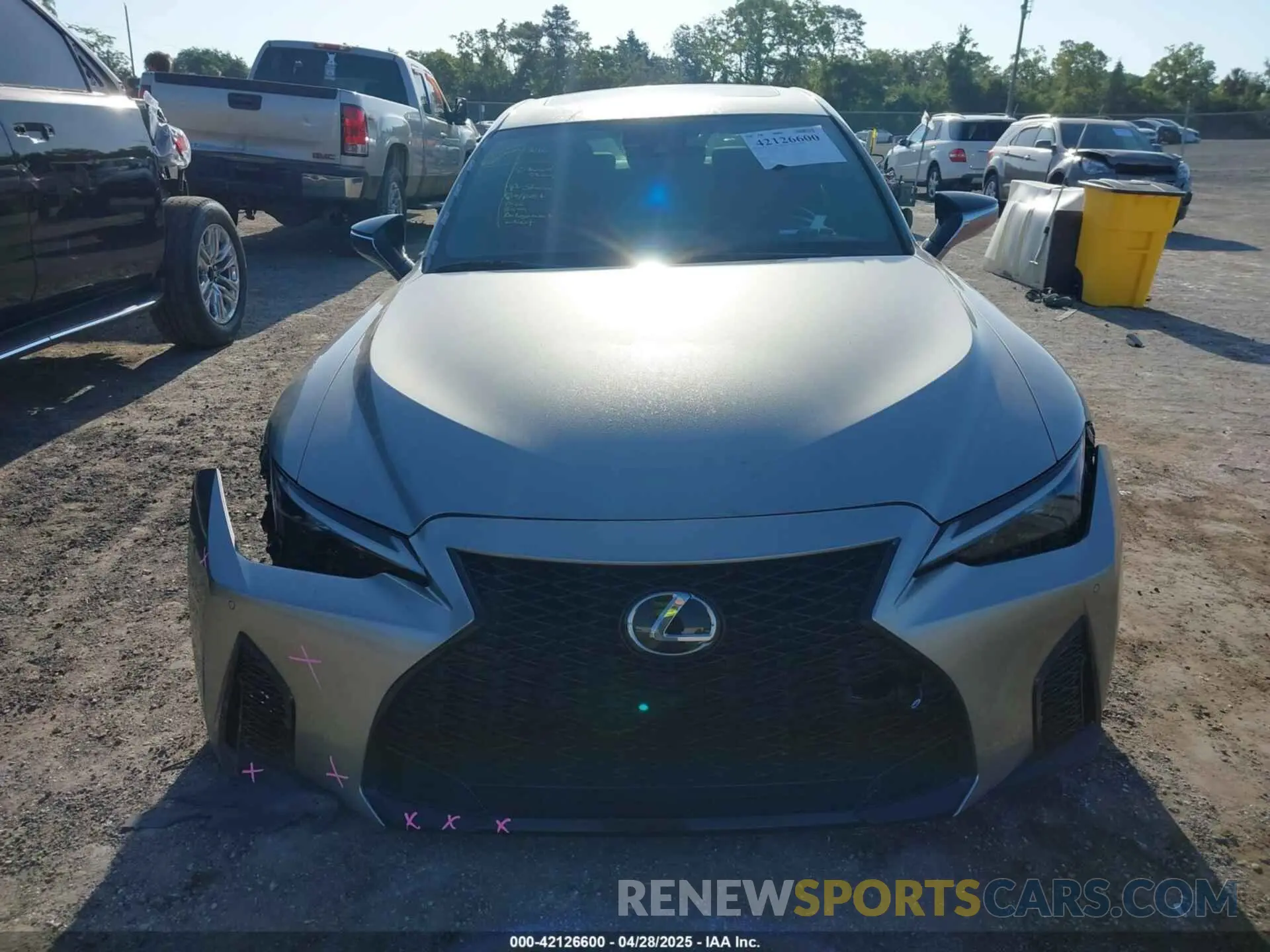 12 Photograph of a damaged car JTHGZ1B29M5045003 LEXUS IS 350 2021