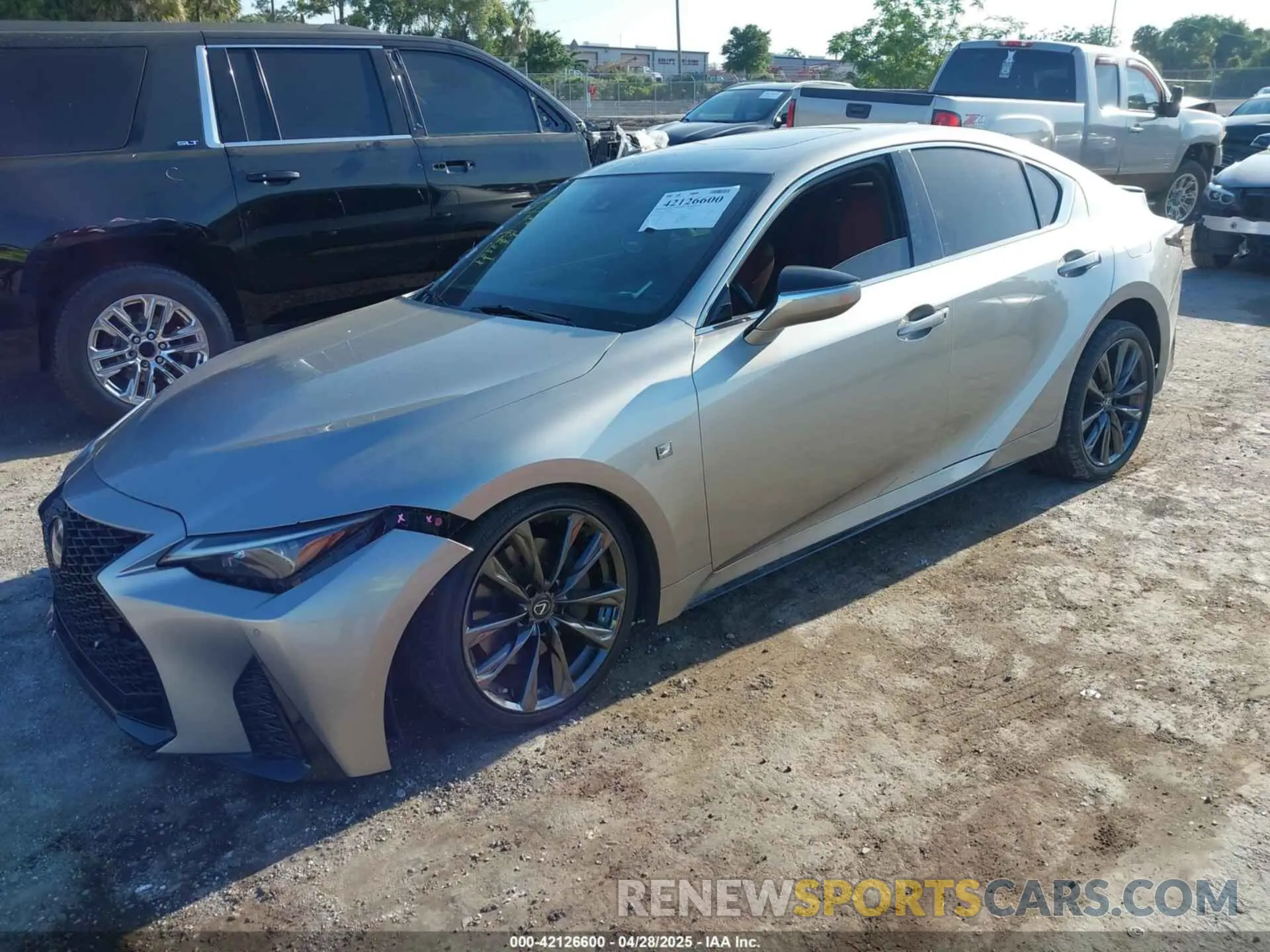 2 Photograph of a damaged car JTHGZ1B29M5045003 LEXUS IS 350 2021