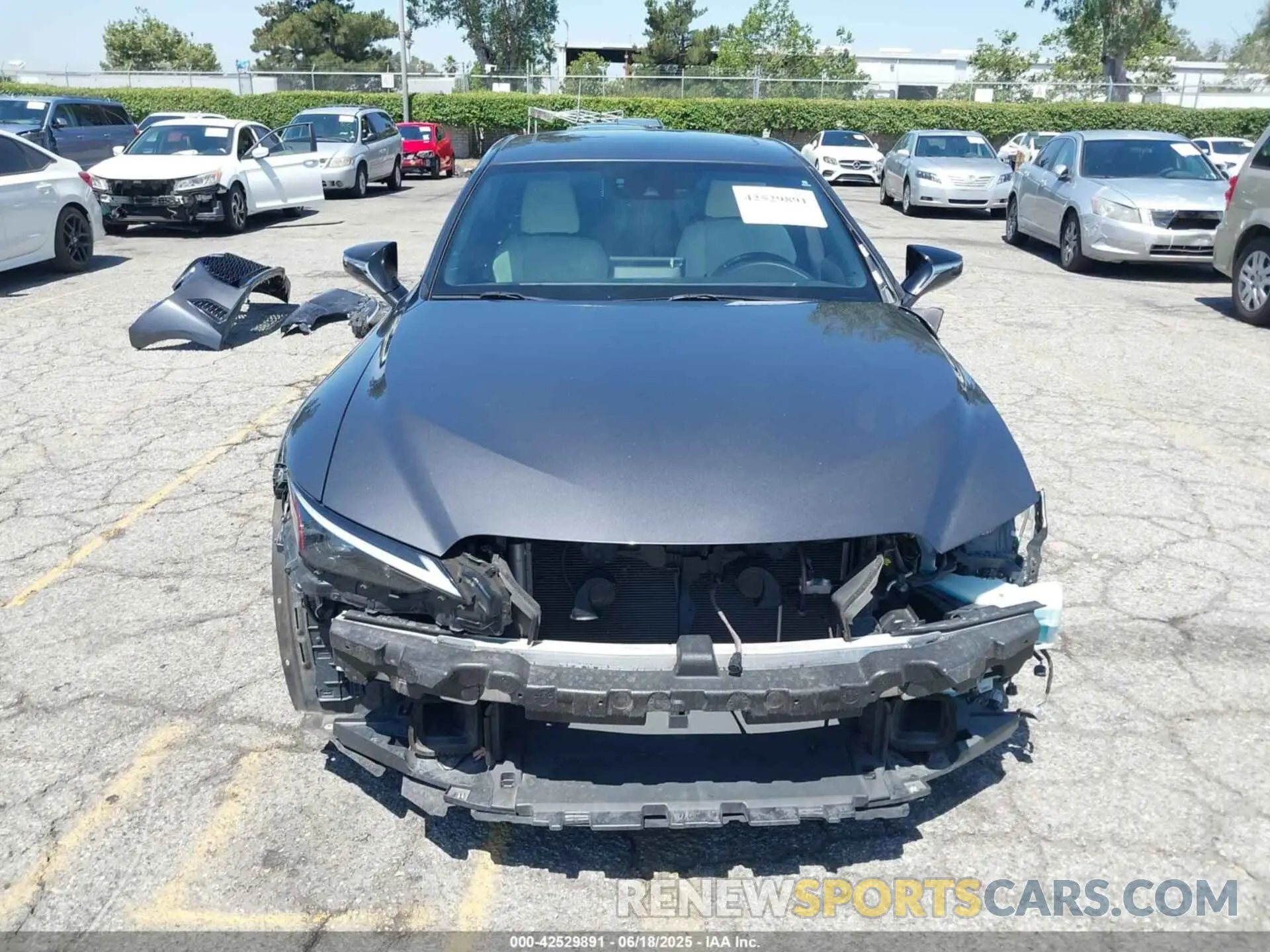 13 Photograph of a damaged car JTHGZ1B2XM5042188 LEXUS IS 350 2021