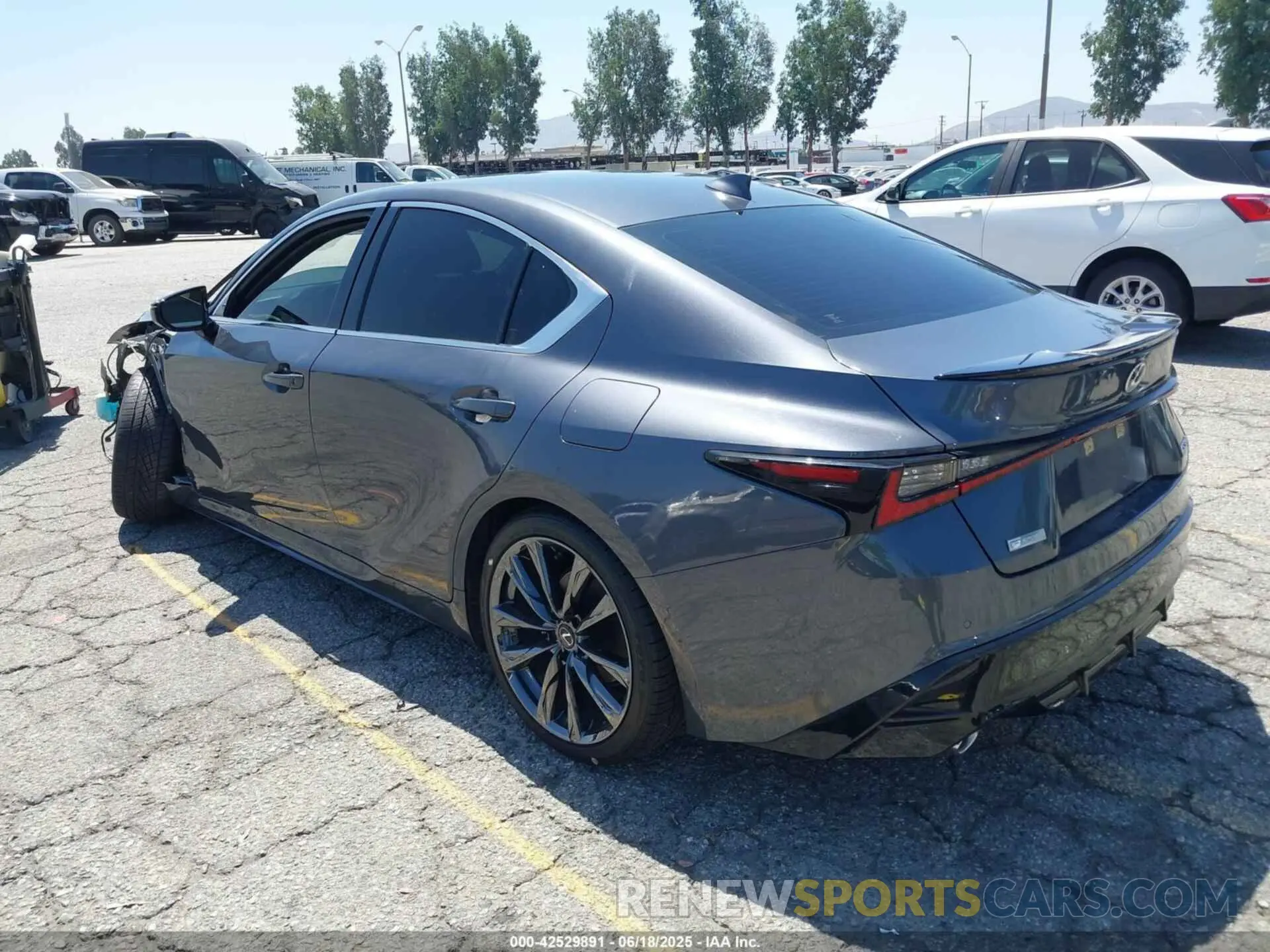 3 Photograph of a damaged car JTHGZ1B2XM5042188 LEXUS IS 350 2021