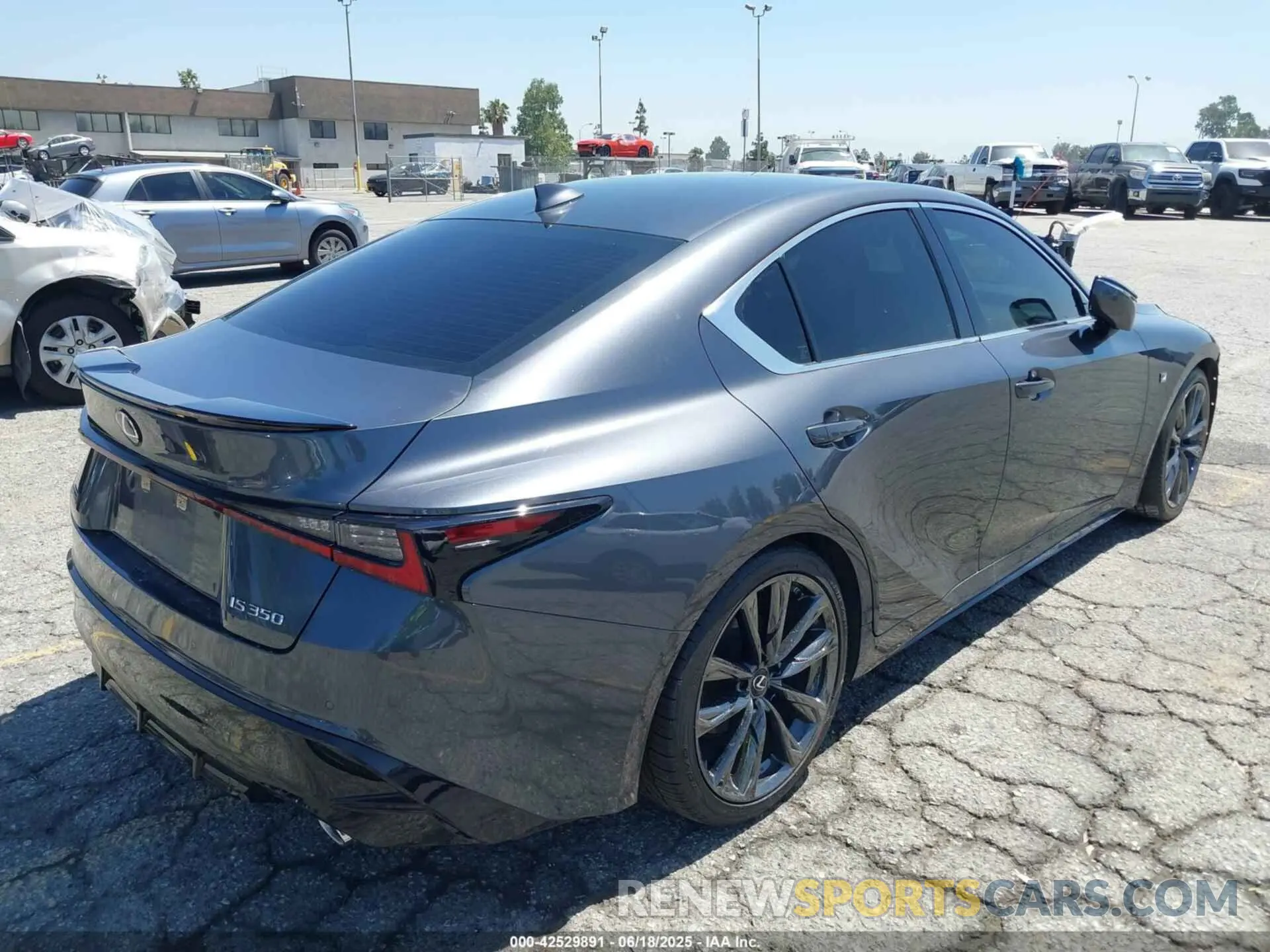 4 Photograph of a damaged car JTHGZ1B2XM5042188 LEXUS IS 350 2021