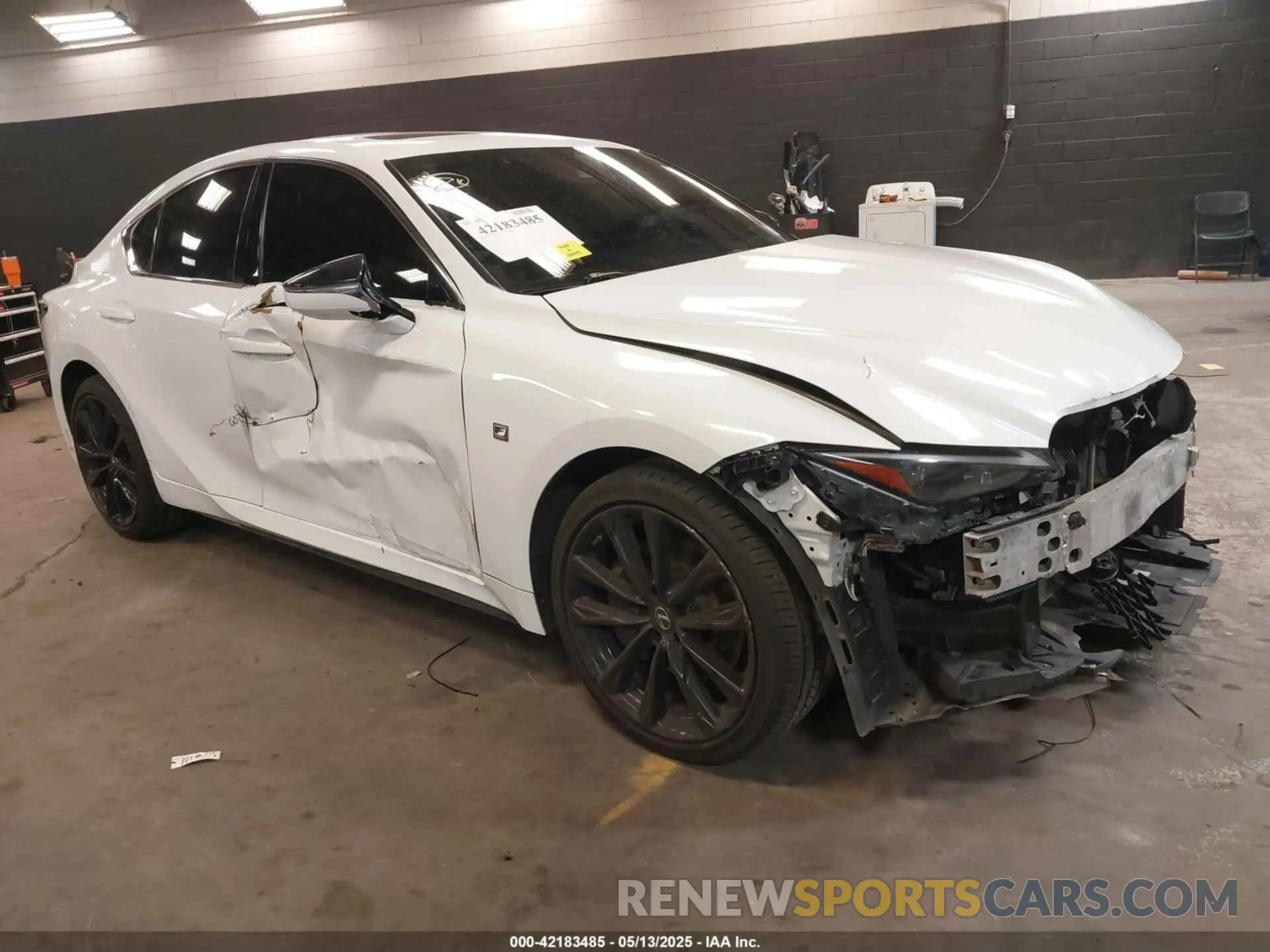 1 Photograph of a damaged car JTHGZ1E20M5021250 LEXUS IS 350 2021