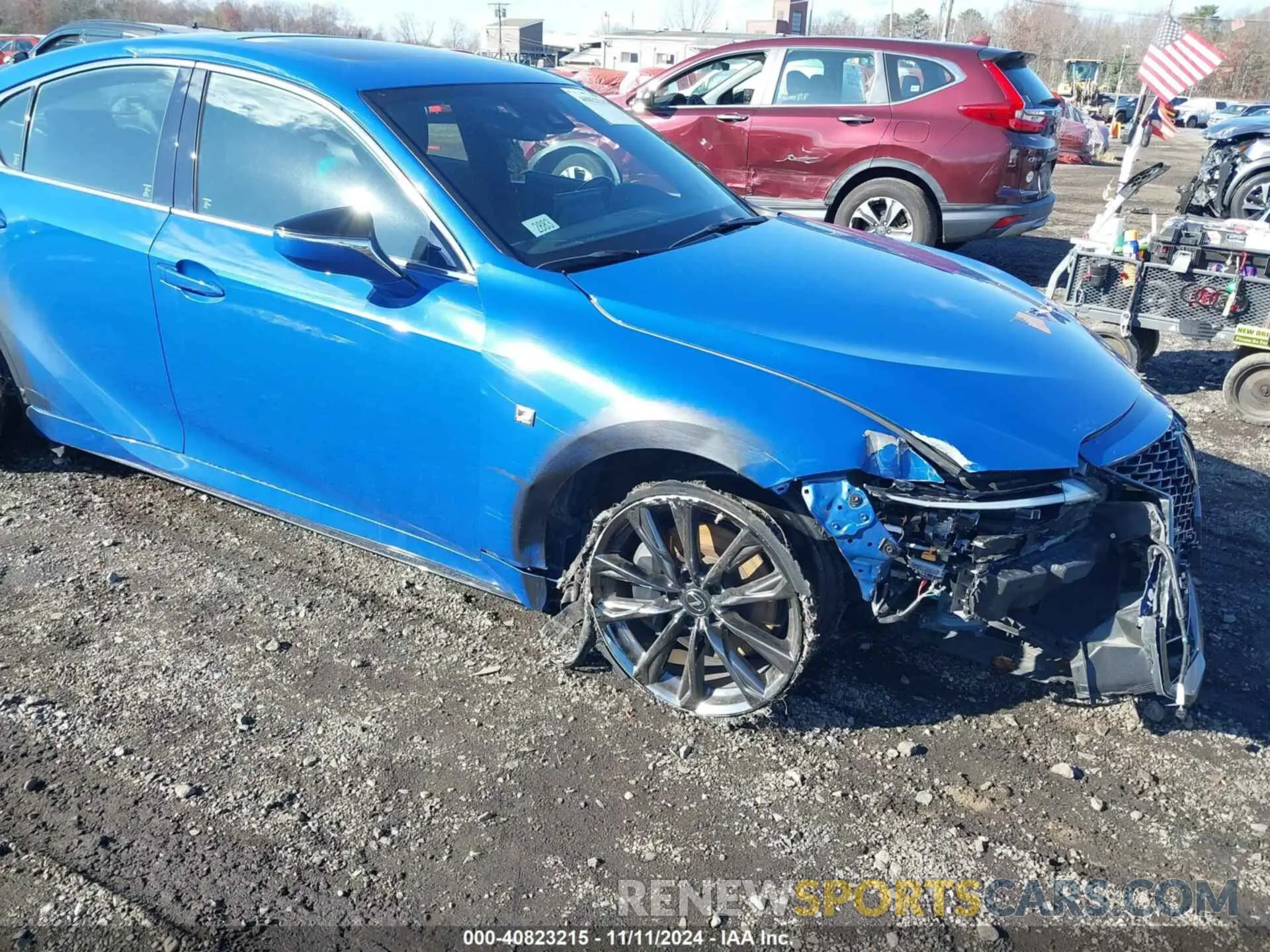 17 Photograph of a damaged car JTHGZ1E20M5021913 LEXUS IS 350 2021