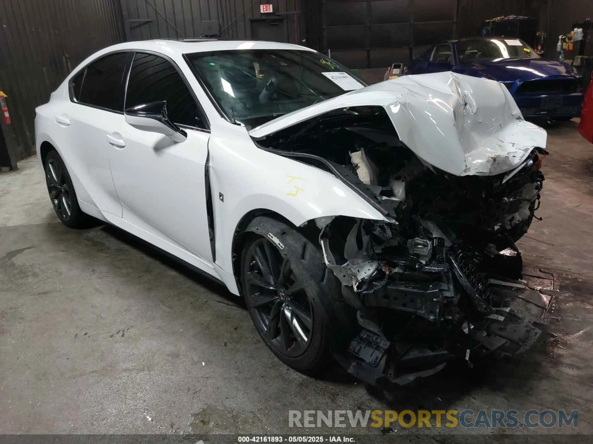 1 Photograph of a damaged car JTHGZ1E21M5020060 LEXUS IS 350 2021