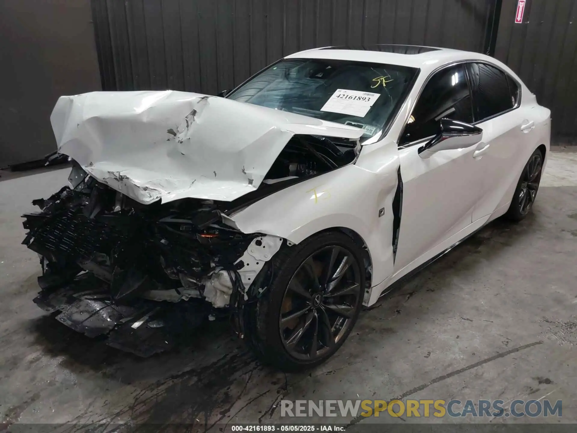 2 Photograph of a damaged car JTHGZ1E21M5020060 LEXUS IS 350 2021