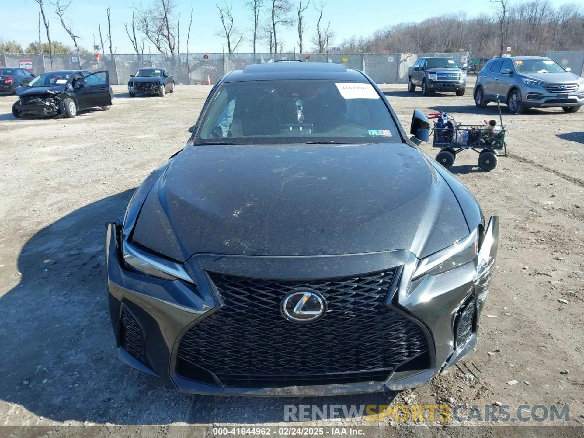 12 Photograph of a damaged car JTHGZ1E25M5020868 LEXUS IS 350 2021