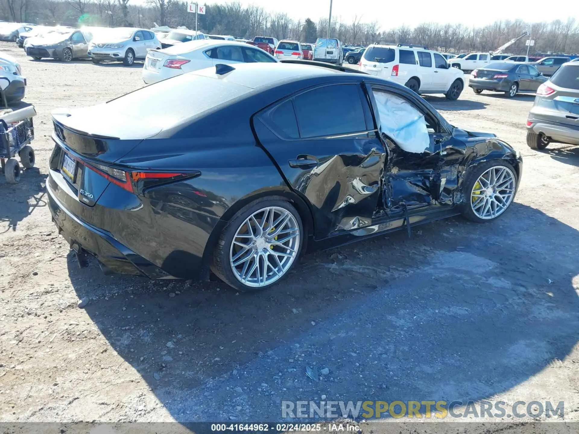 4 Photograph of a damaged car JTHGZ1E25M5020868 LEXUS IS 350 2021