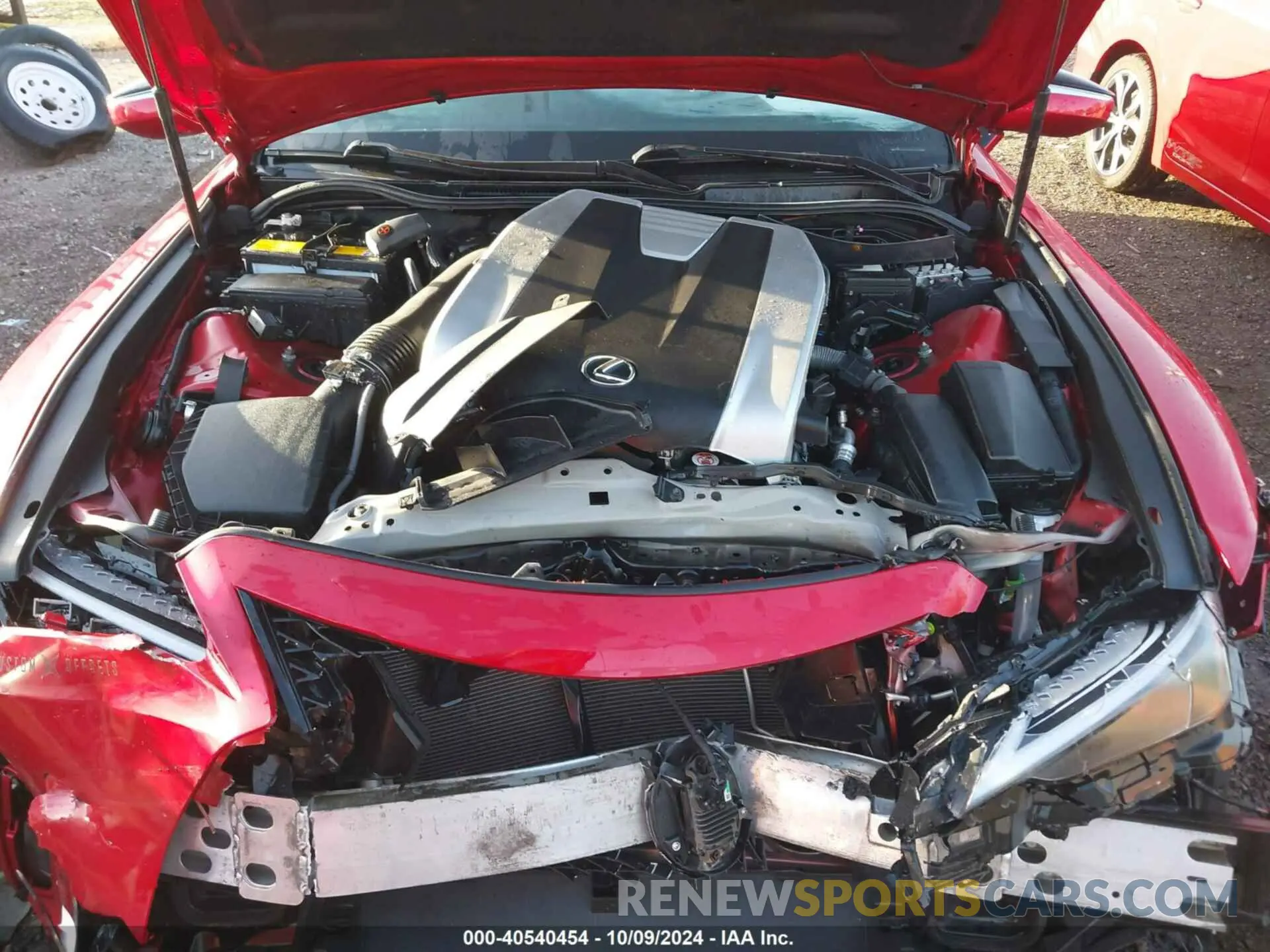 10 Photograph of a damaged car JTHGZ1E25M5021941 LEXUS IS 350 2021