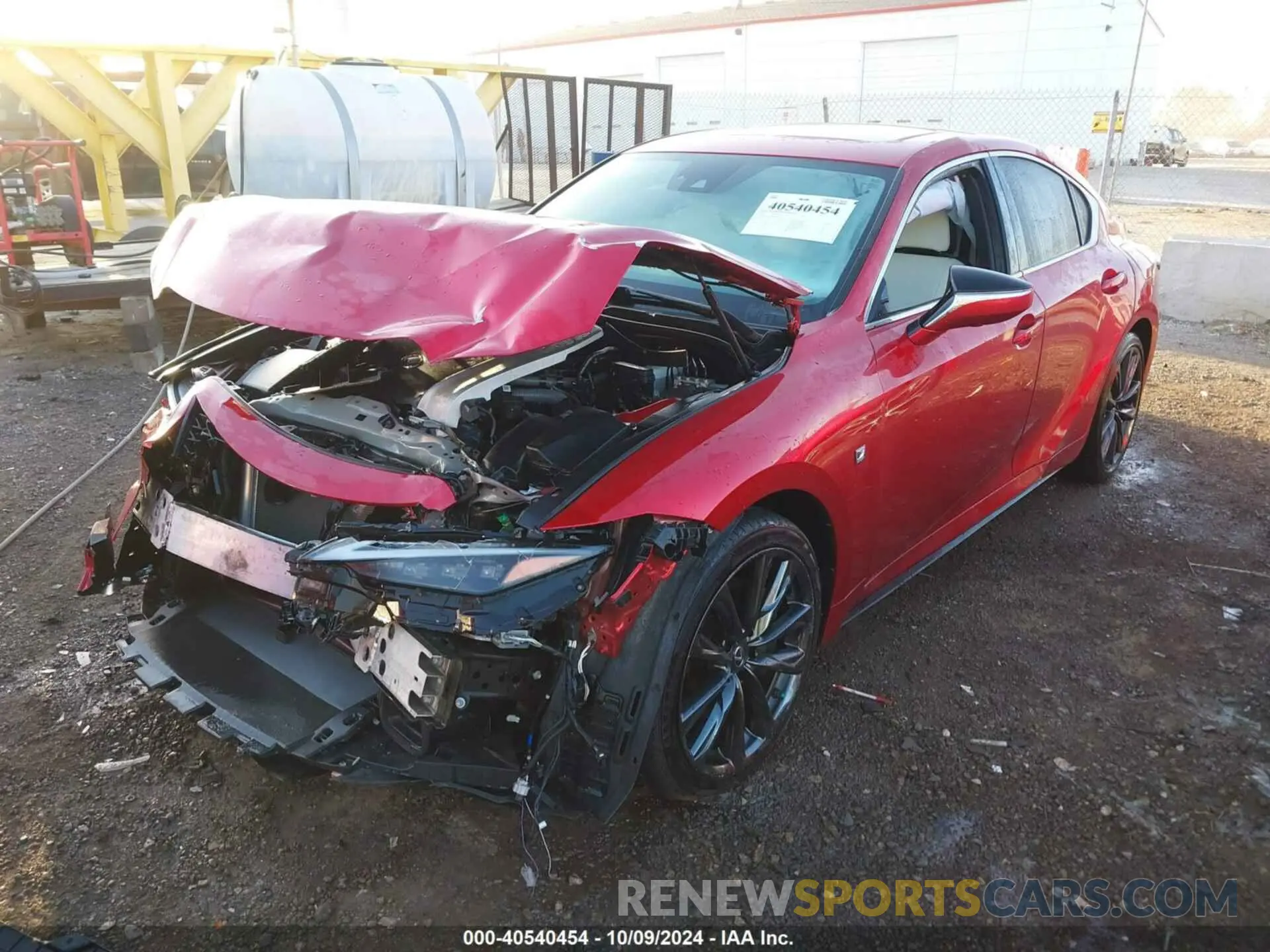 2 Photograph of a damaged car JTHGZ1E25M5021941 LEXUS IS 350 2021