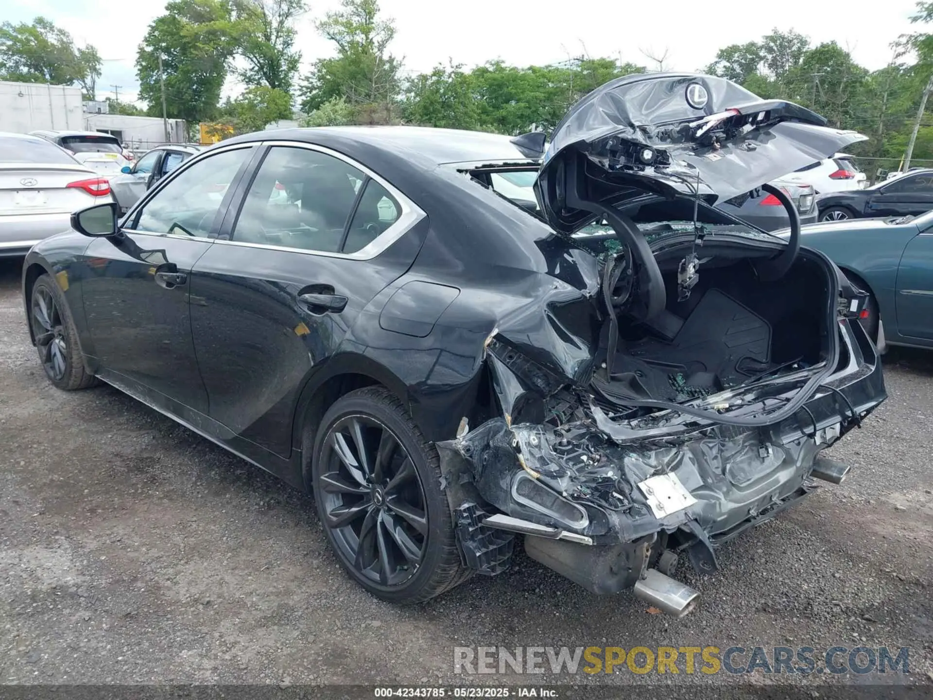 3 Photograph of a damaged car JTHGZ1E29M5021537 LEXUS IS 350 2021