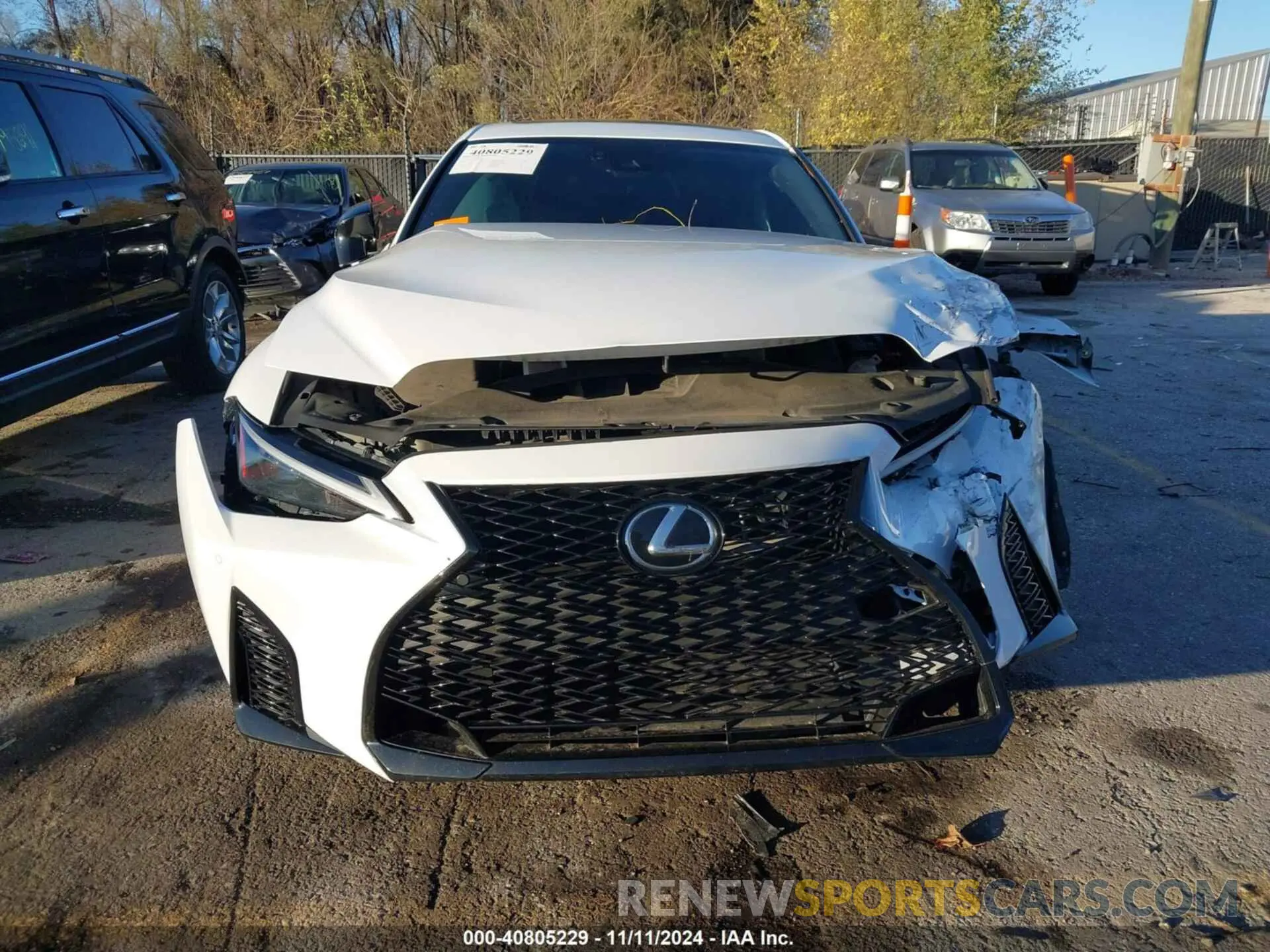 11 Photograph of a damaged car JTHGZ1E2XM5021384 LEXUS IS 350 2021