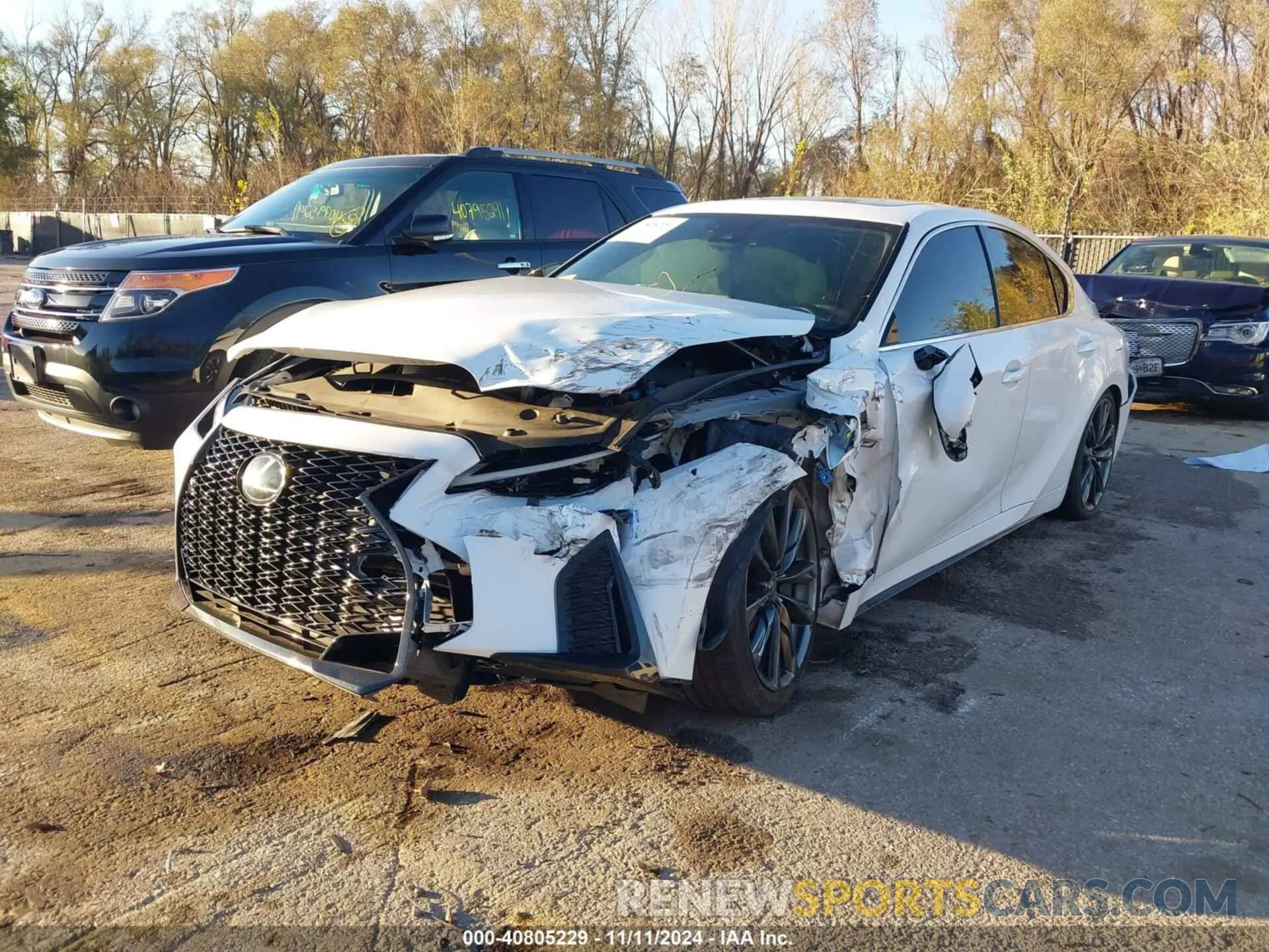 2 Photograph of a damaged car JTHGZ1E2XM5021384 LEXUS IS 350 2021