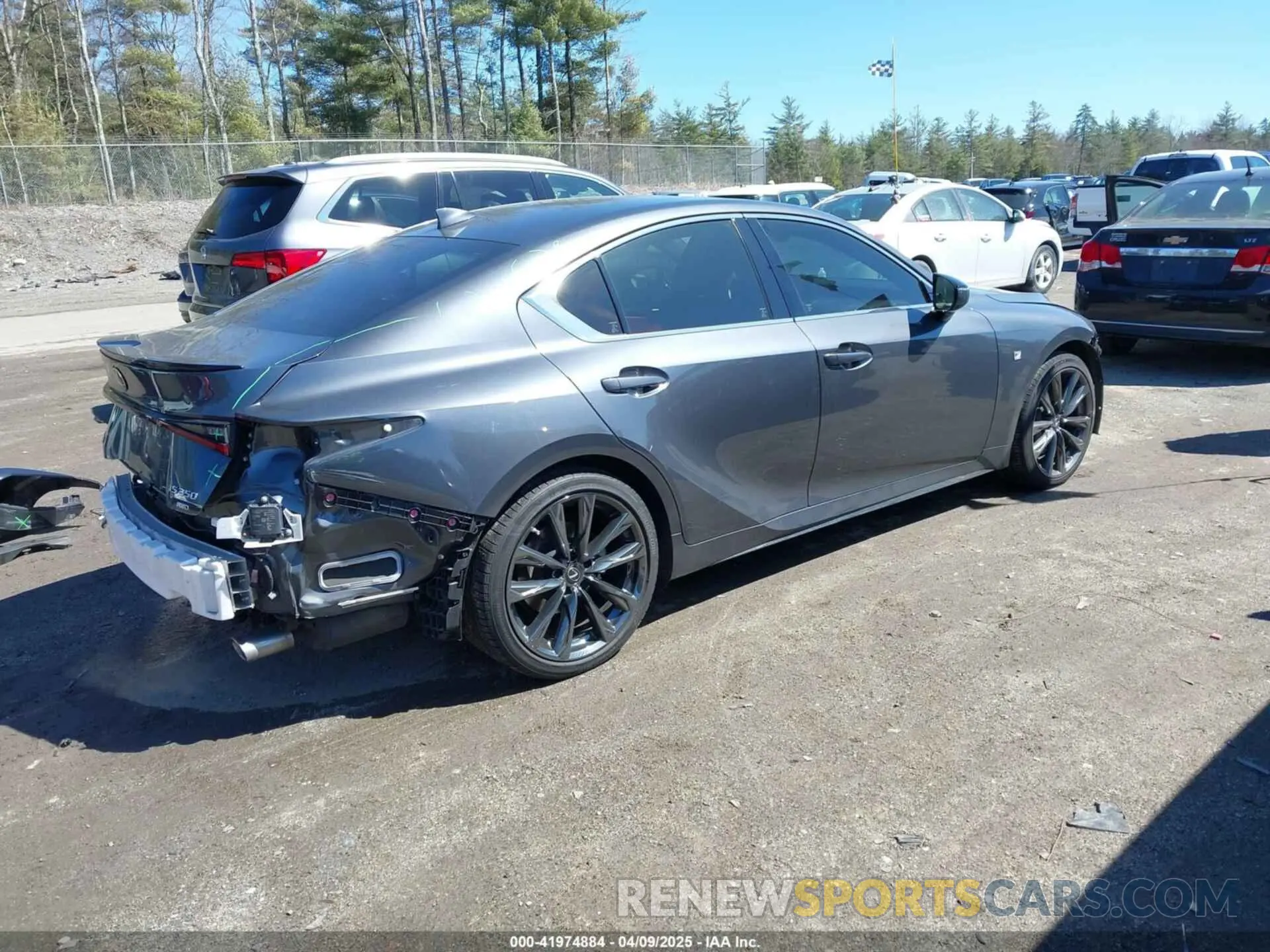 4 Photograph of a damaged car JTHGZ1E2XM5022762 LEXUS IS 350 2021