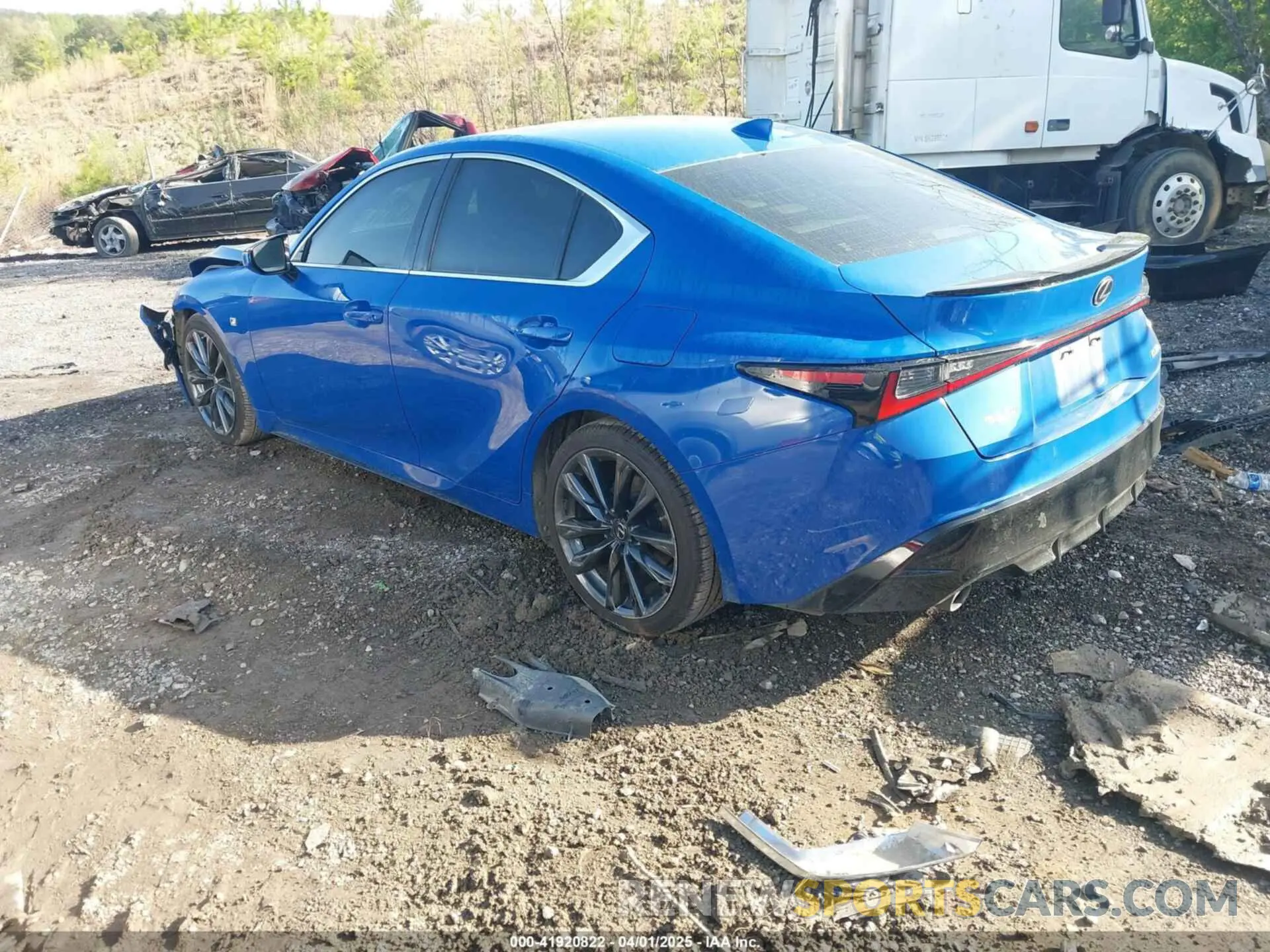 3 Photograph of a damaged car JTHGZ1B20N5049510 LEXUS IS 350 2022