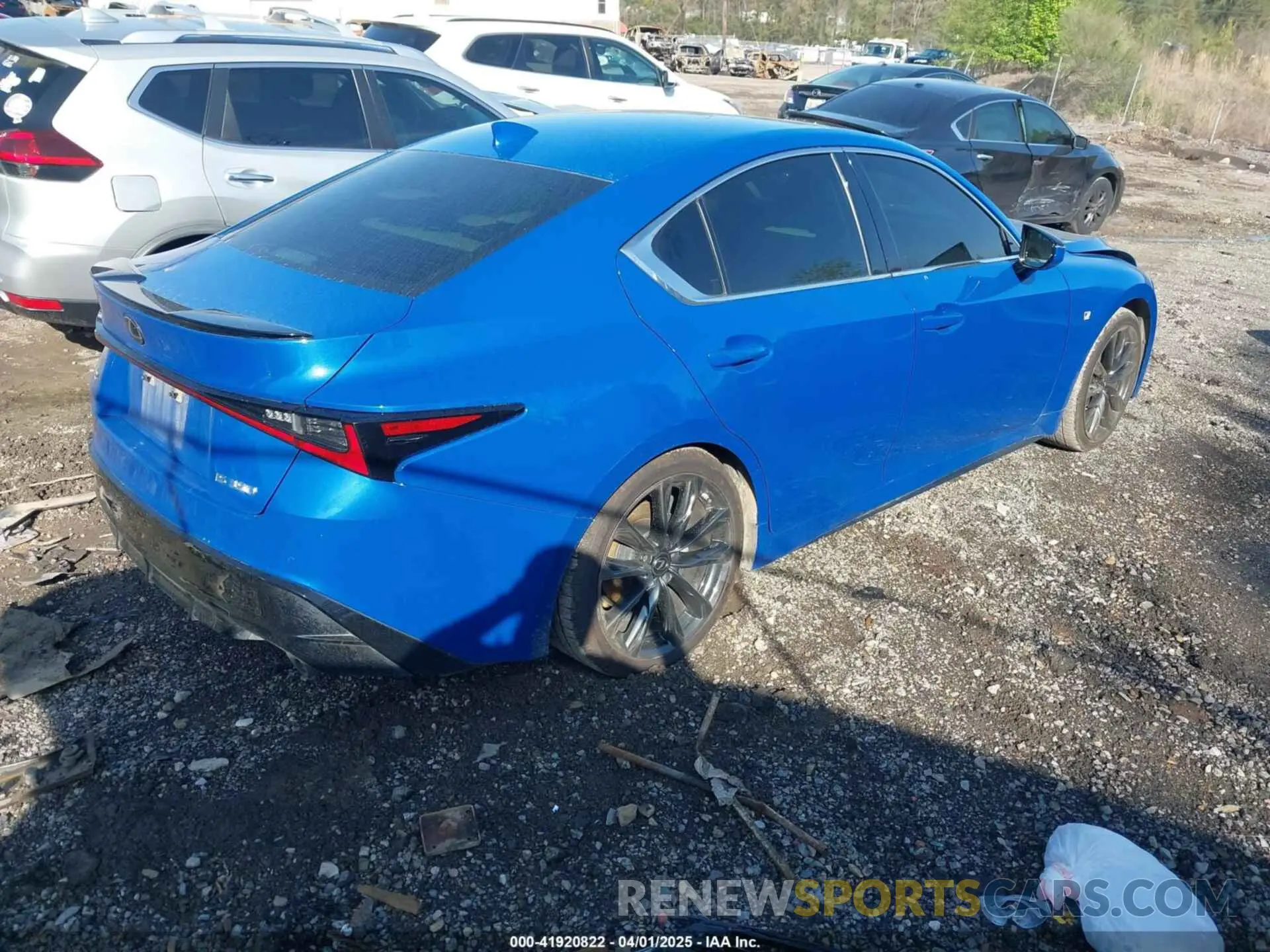 4 Photograph of a damaged car JTHGZ1B20N5049510 LEXUS IS 350 2022