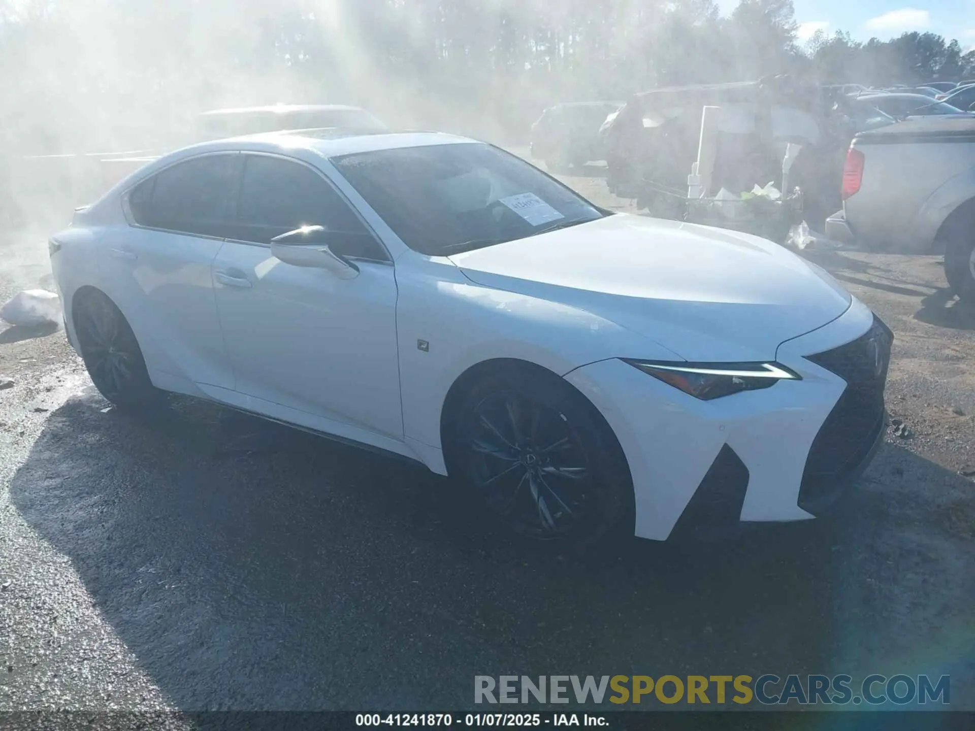 1 Photograph of a damaged car JTHGZ1B21N5050374 LEXUS IS 350 2022
