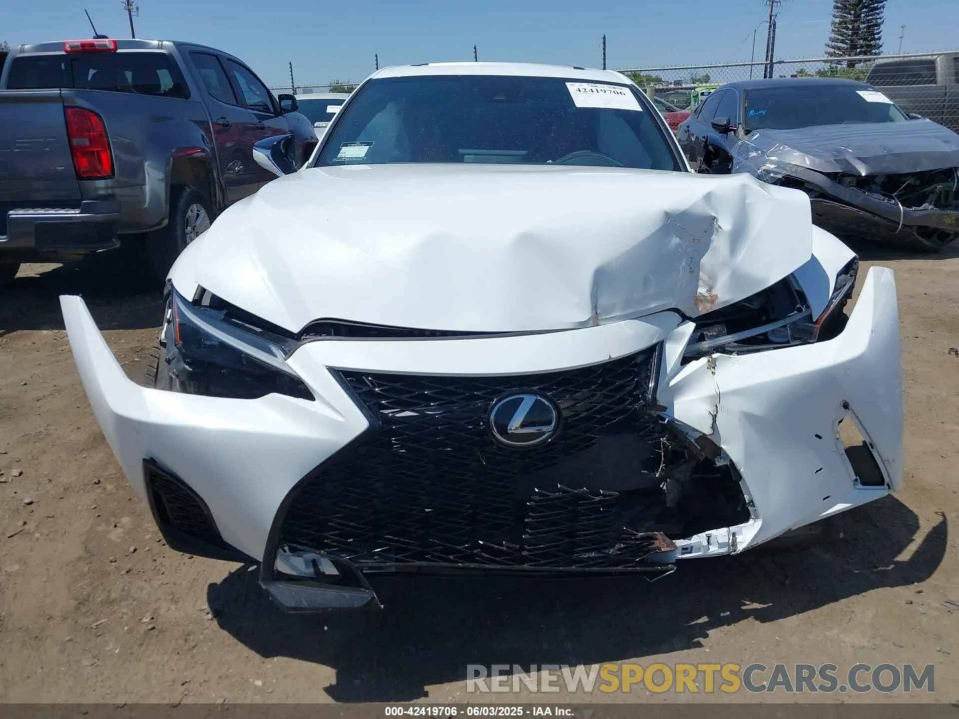 13 Photograph of a damaged car JTHGZ1B21N5054263 LEXUS IS 350 2022