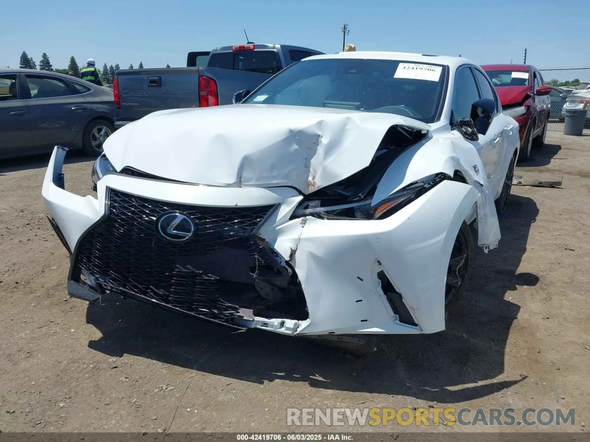 2 Photograph of a damaged car JTHGZ1B21N5054263 LEXUS IS 350 2022
