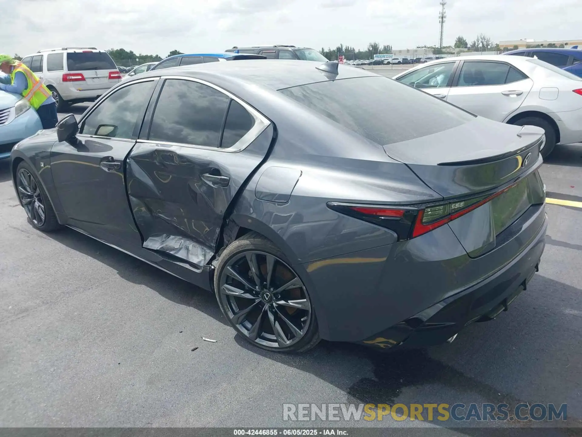 18 Photograph of a damaged car JTHGZ1B21N5054862 LEXUS IS 350 2022