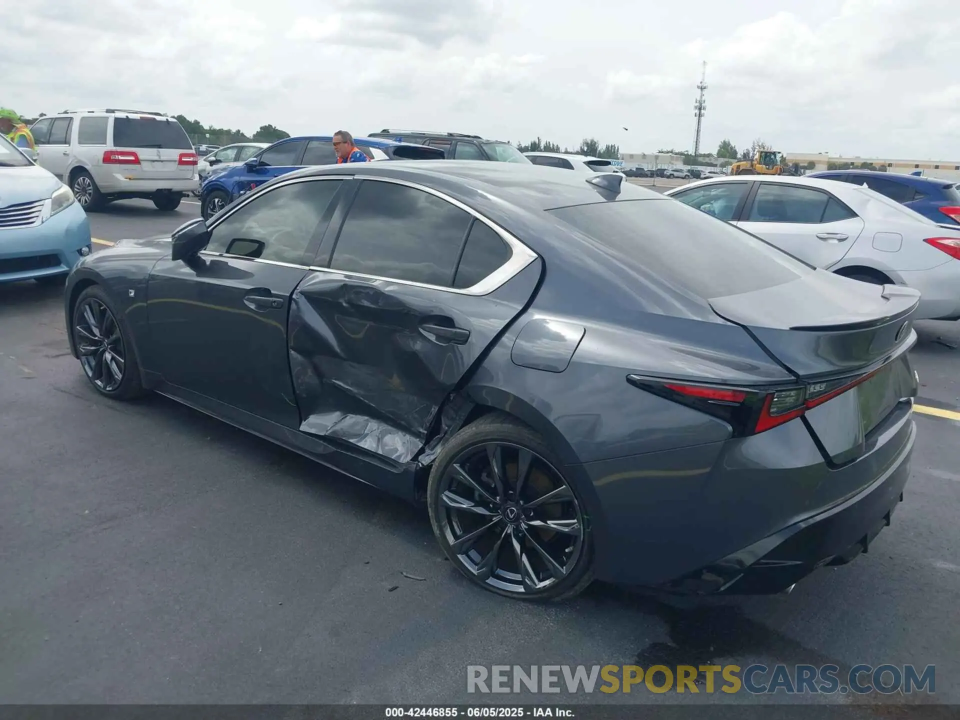 3 Photograph of a damaged car JTHGZ1B21N5054862 LEXUS IS 350 2022