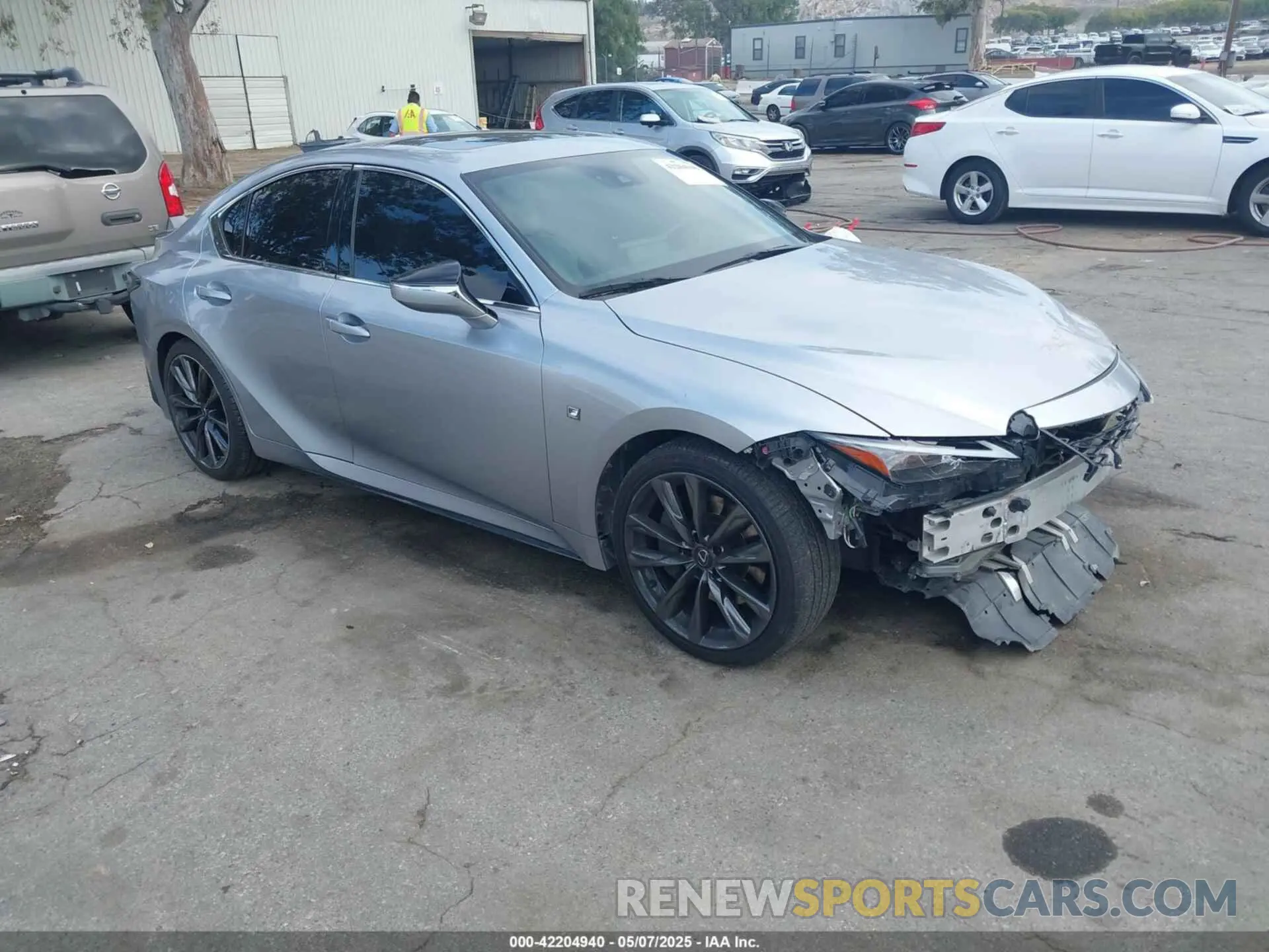 1 Photograph of a damaged car JTHGZ1B22N5050383 LEXUS IS 350 2022