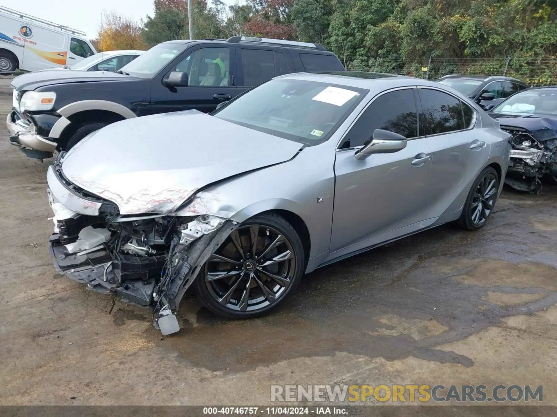 2 Photograph of a damaged car JTHGZ1B22N5056992 LEXUS IS 350 2022
