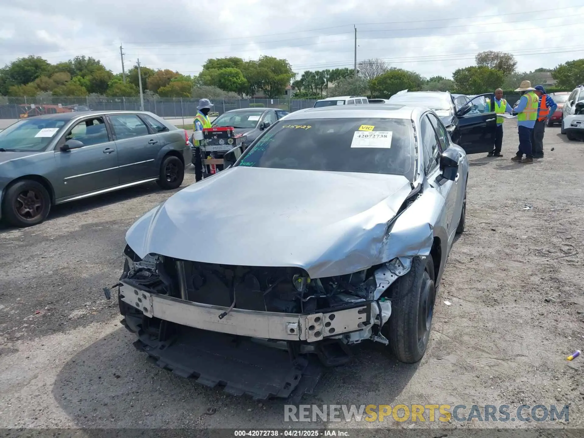 6 Photograph of a damaged car JTHGZ1B24N5049106 LEXUS IS 350 2022