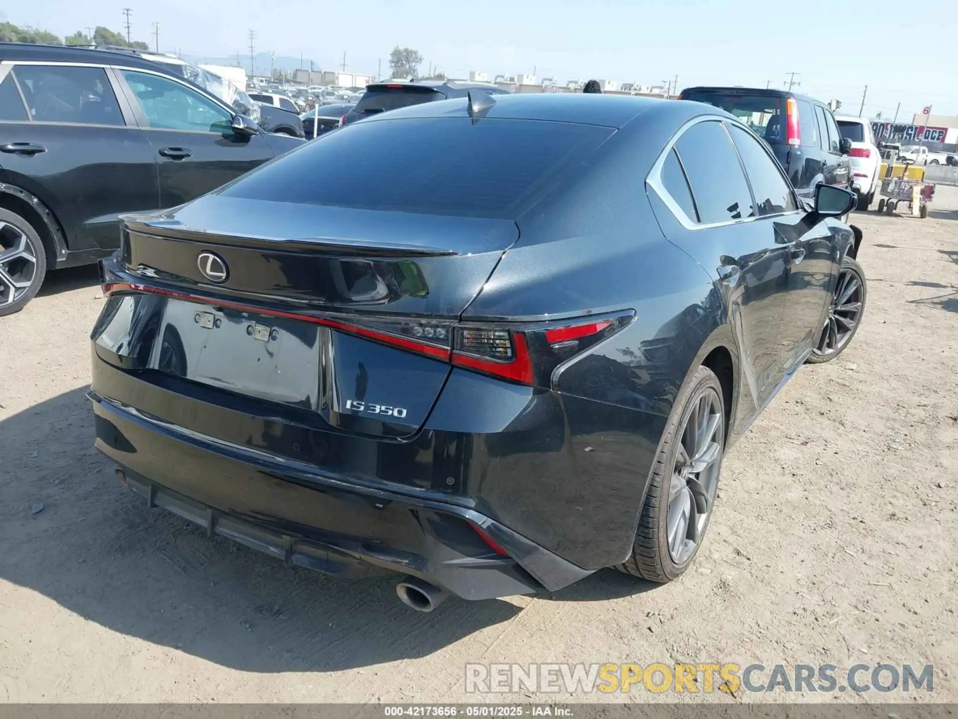 4 Photograph of a damaged car JTHGZ1B24N5052989 LEXUS IS 350 2022